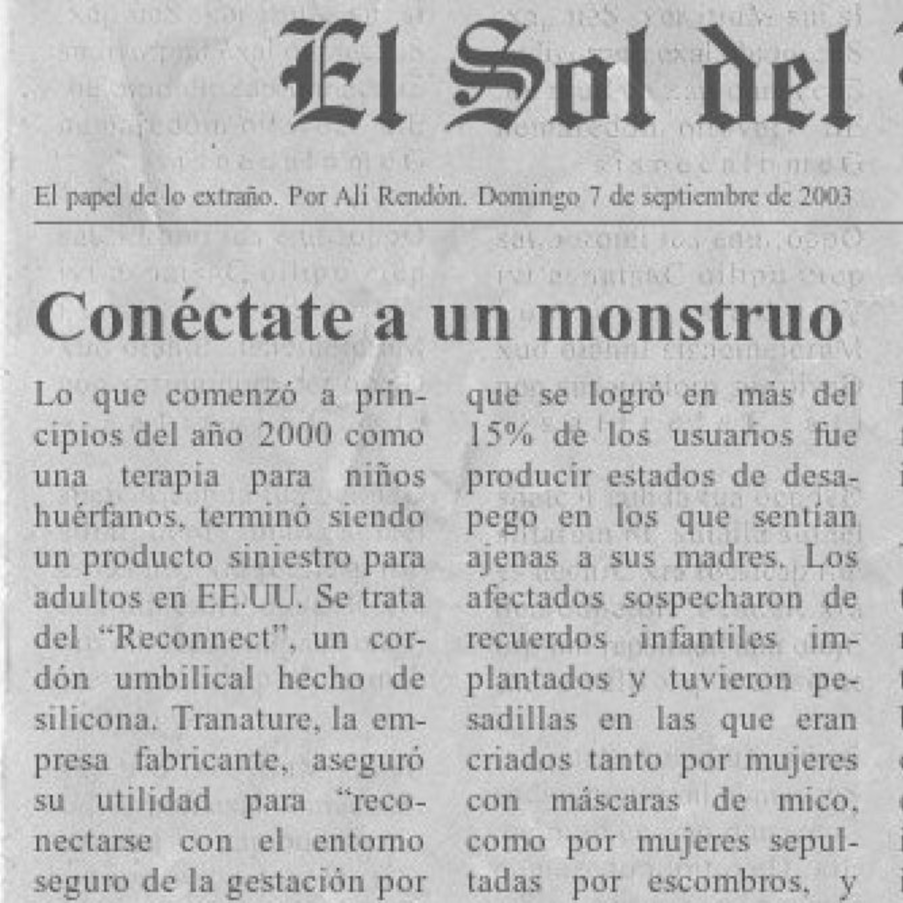 El Papel de lo Extraño