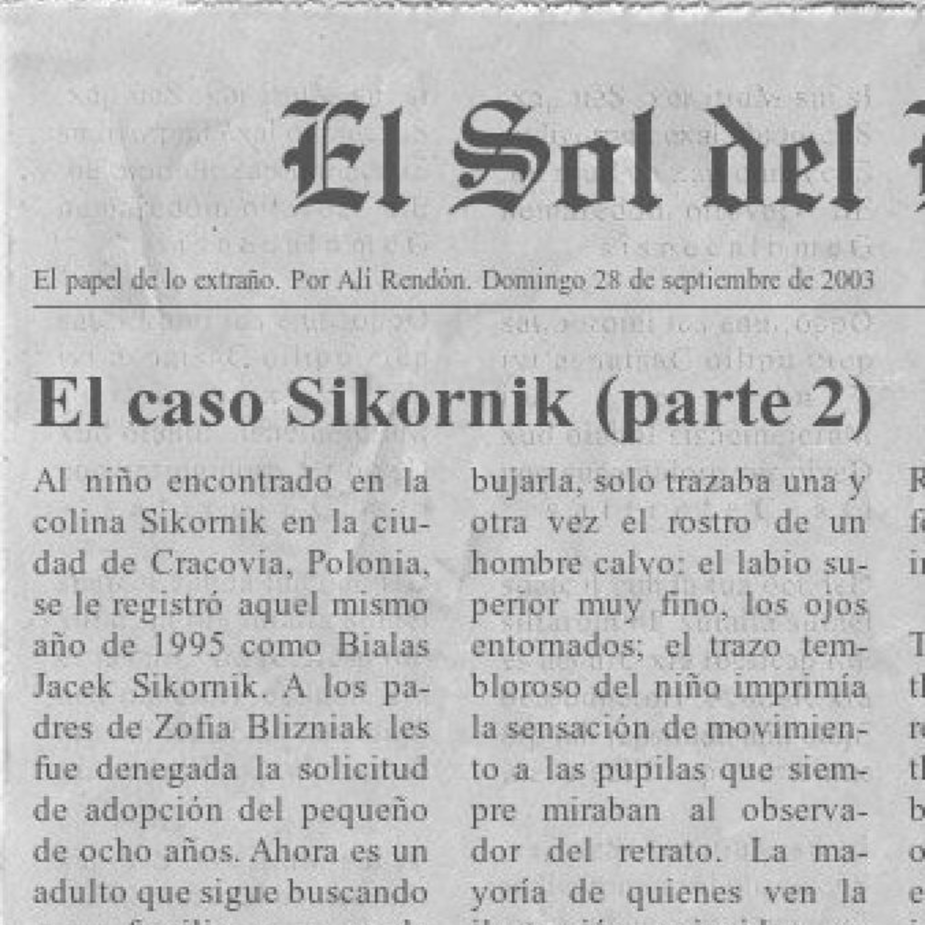 El Papel de lo Extraño