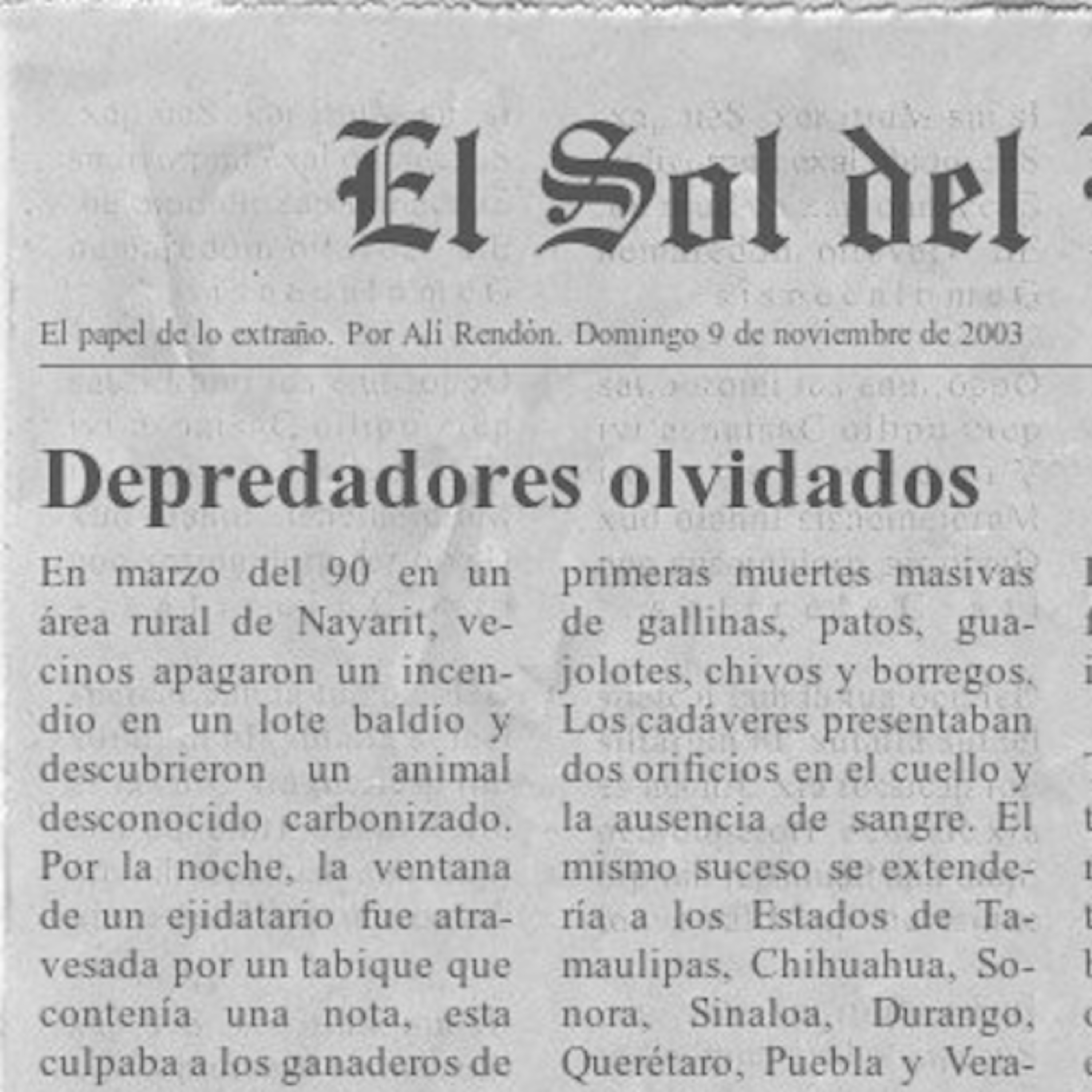 Portada de El Papel de lo Extraño