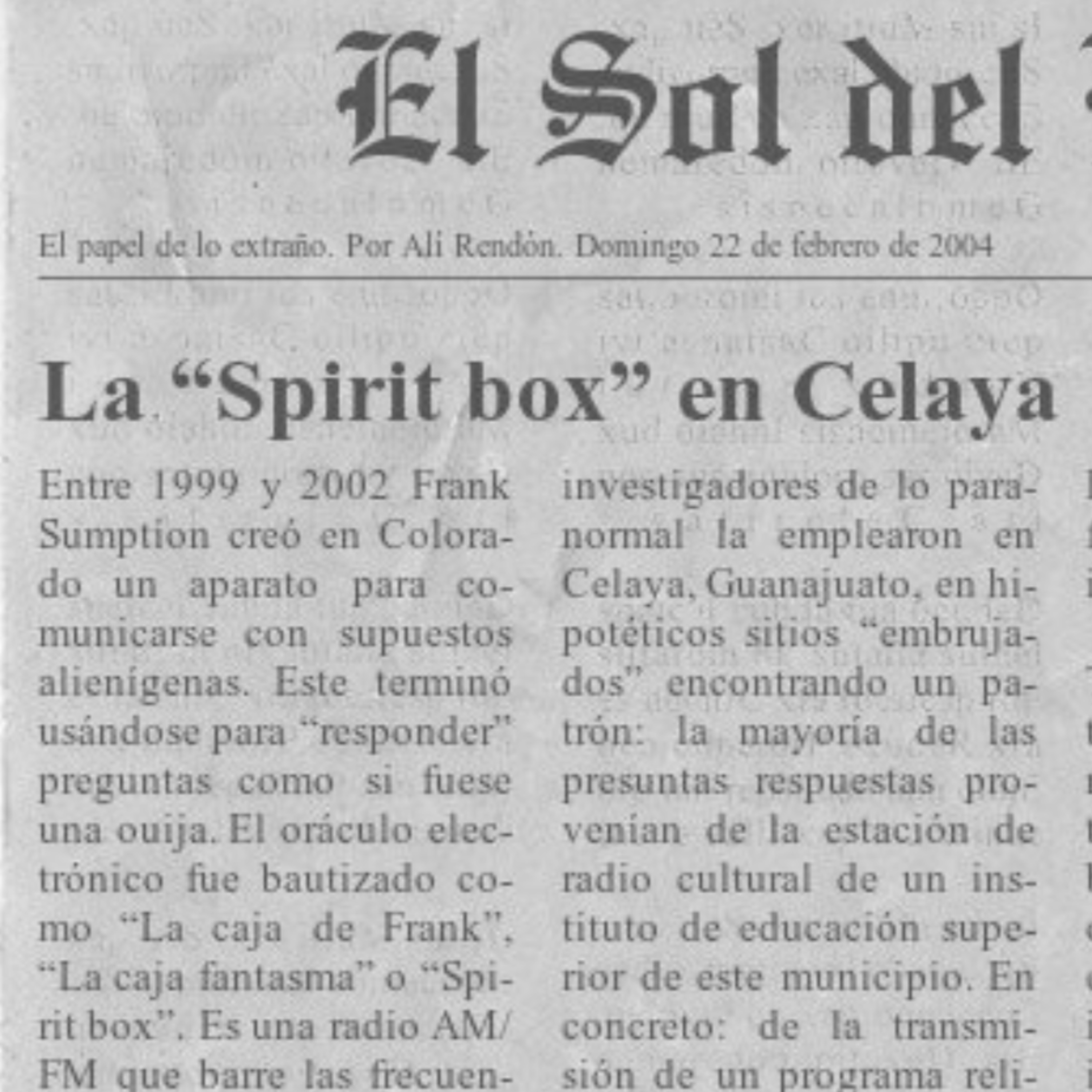 Portada de El Papel de lo Extraño