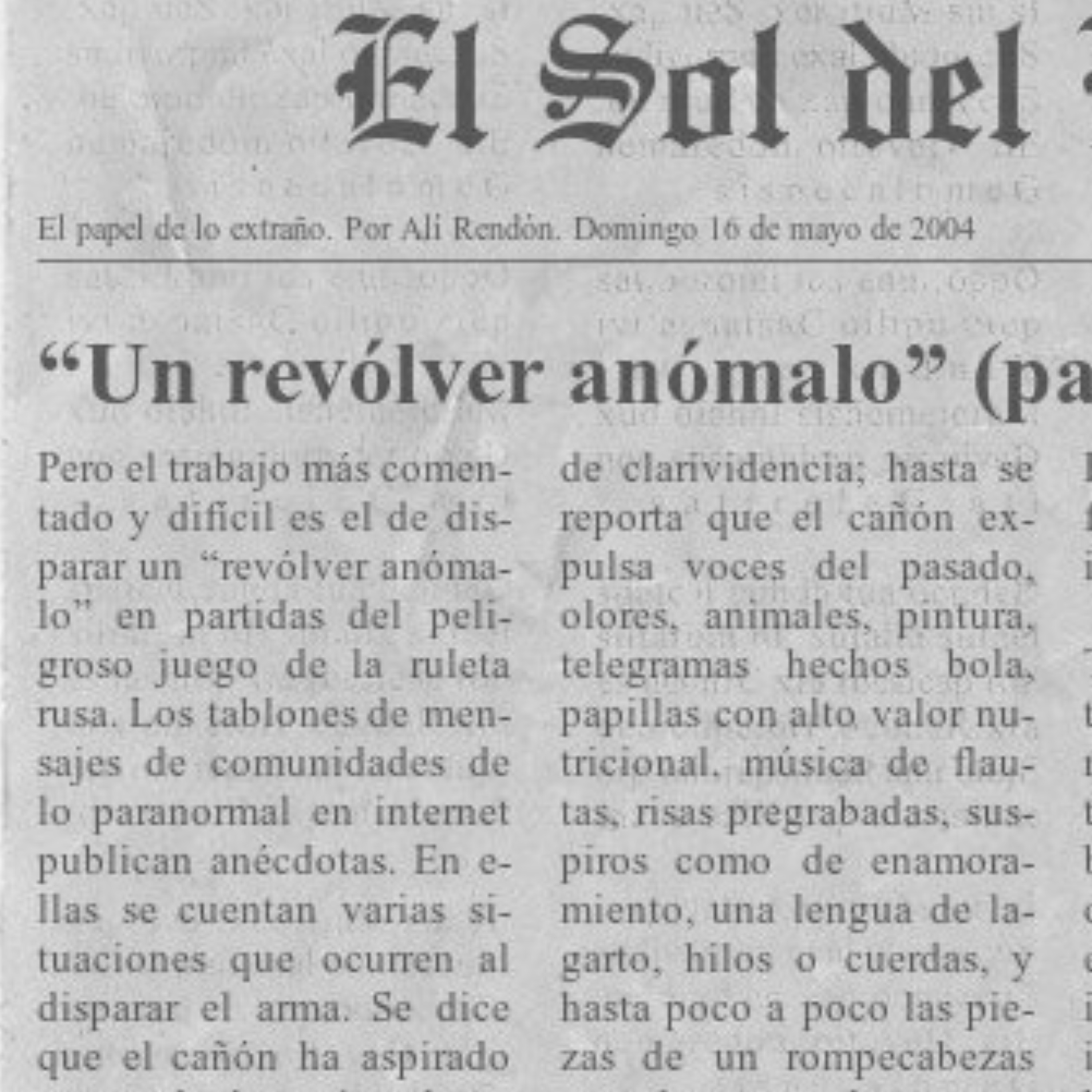 Portada de El Papel de lo Extraño