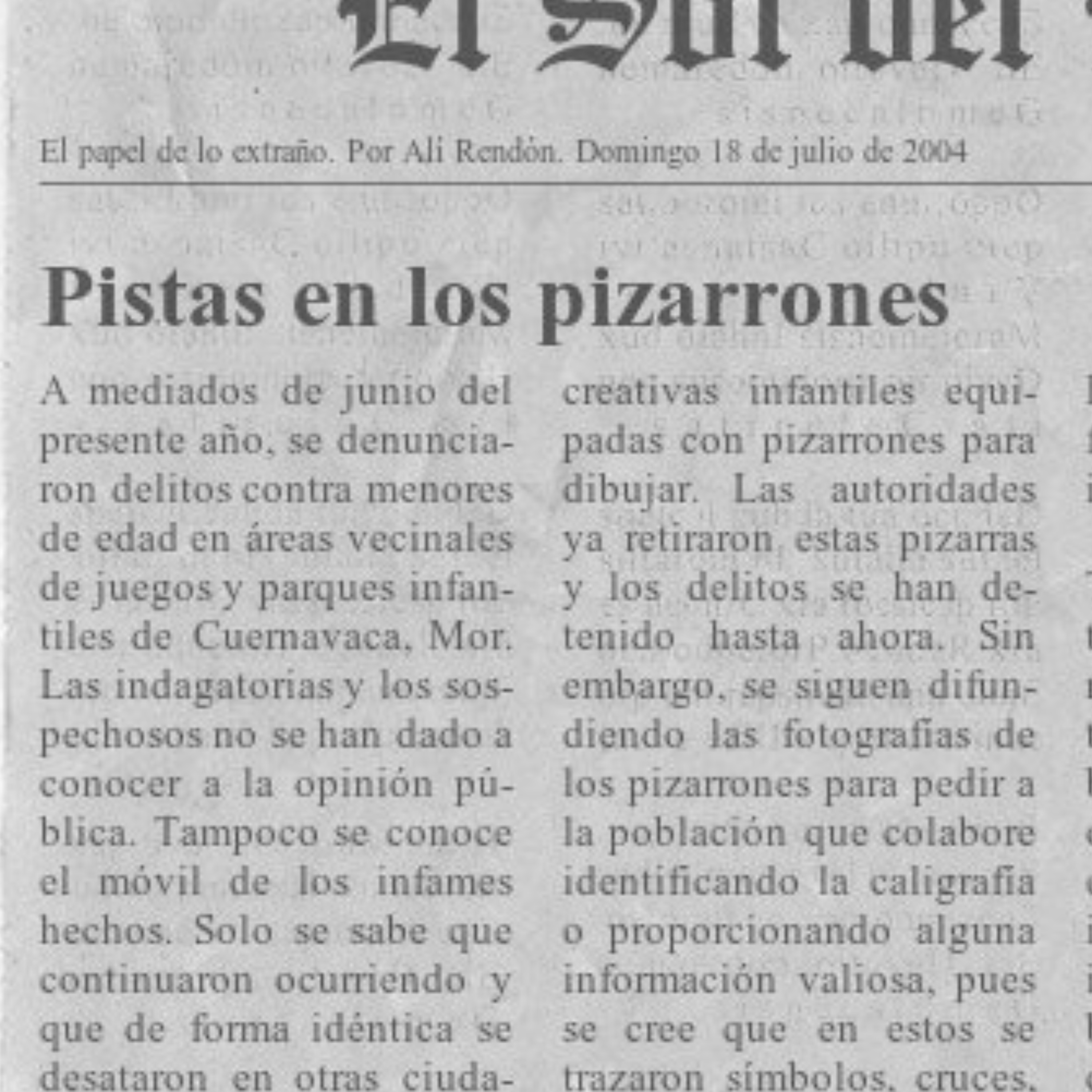 Portada de El Papel de lo Extraño