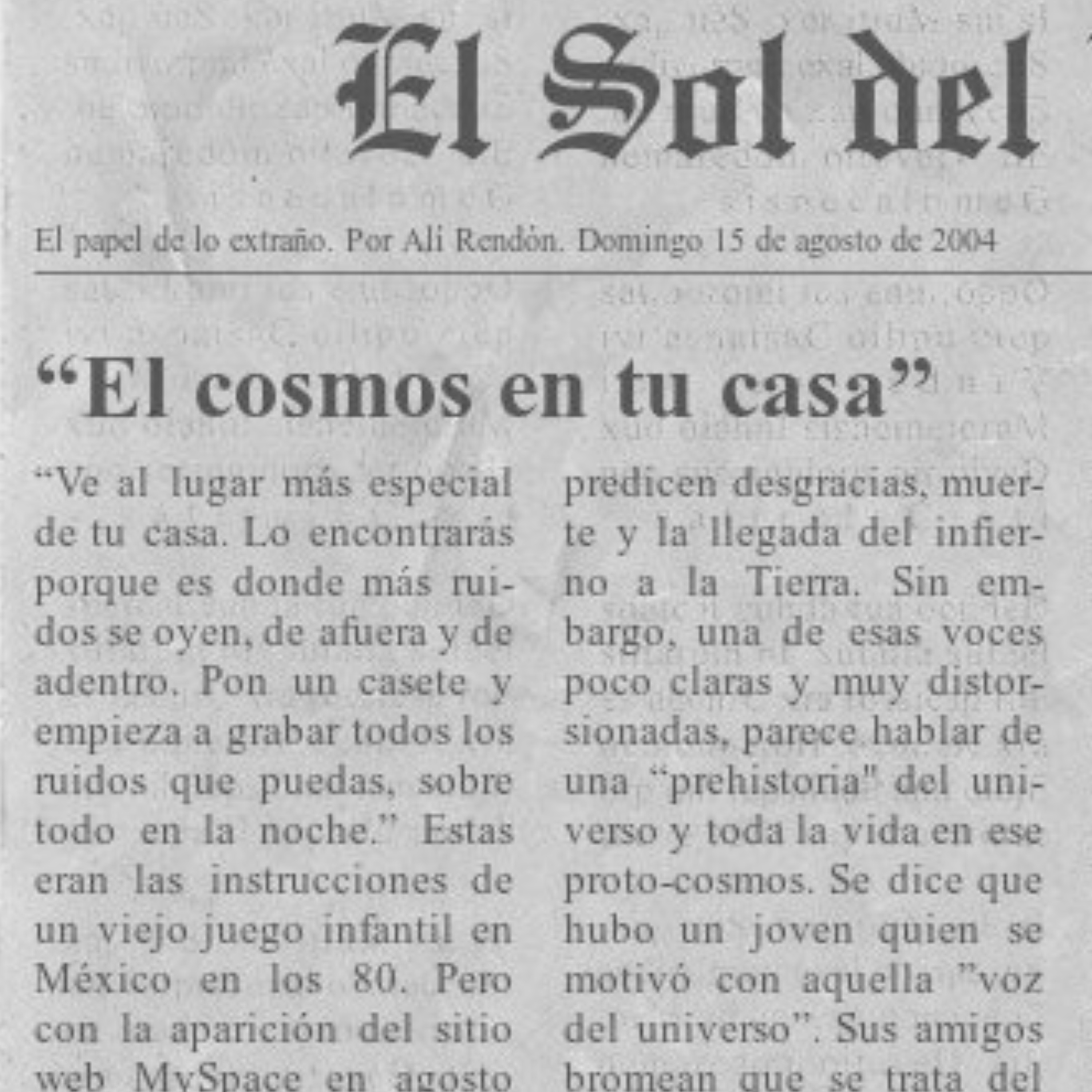Portada de El Papel de lo Extraño