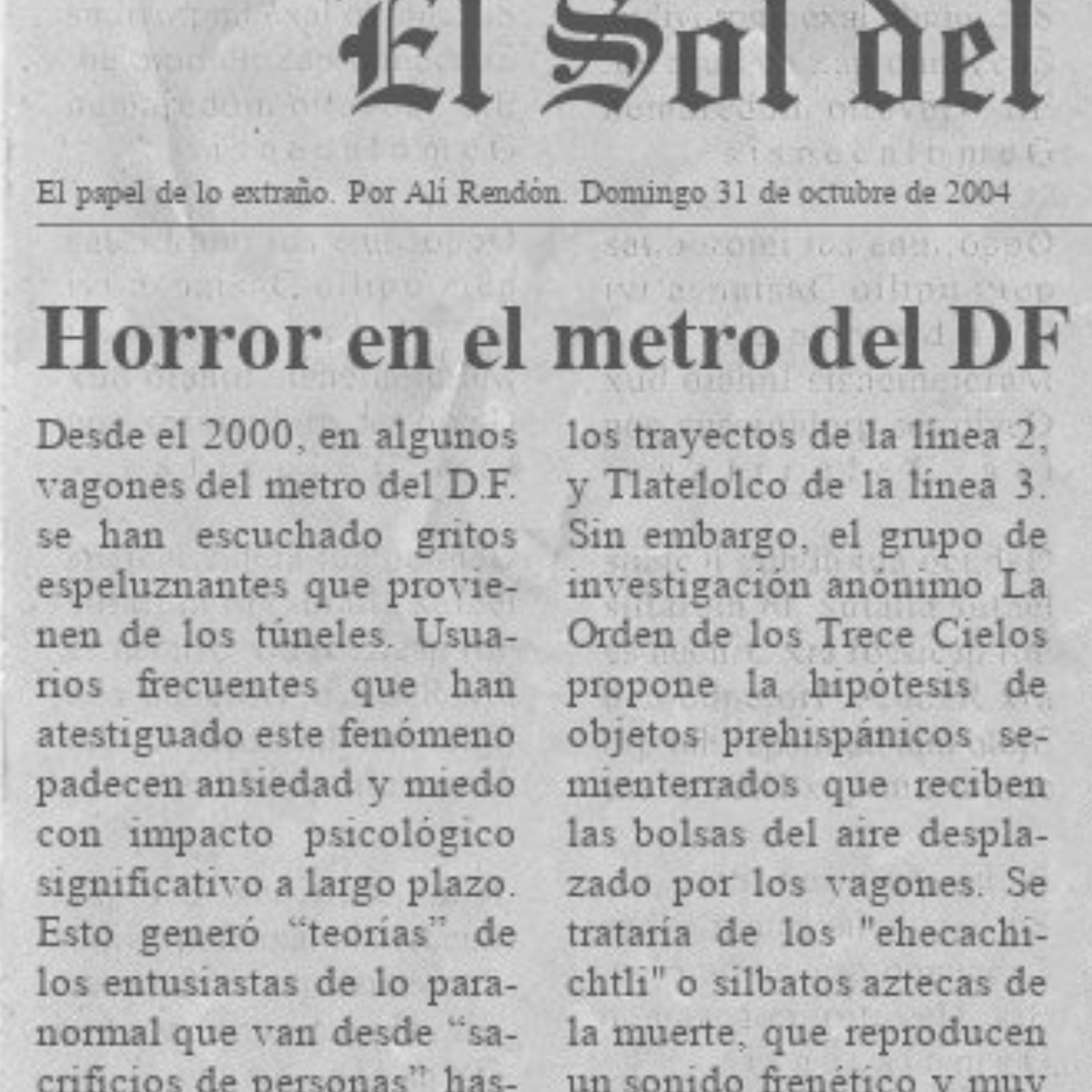 Portada de El Papel de lo Extraño