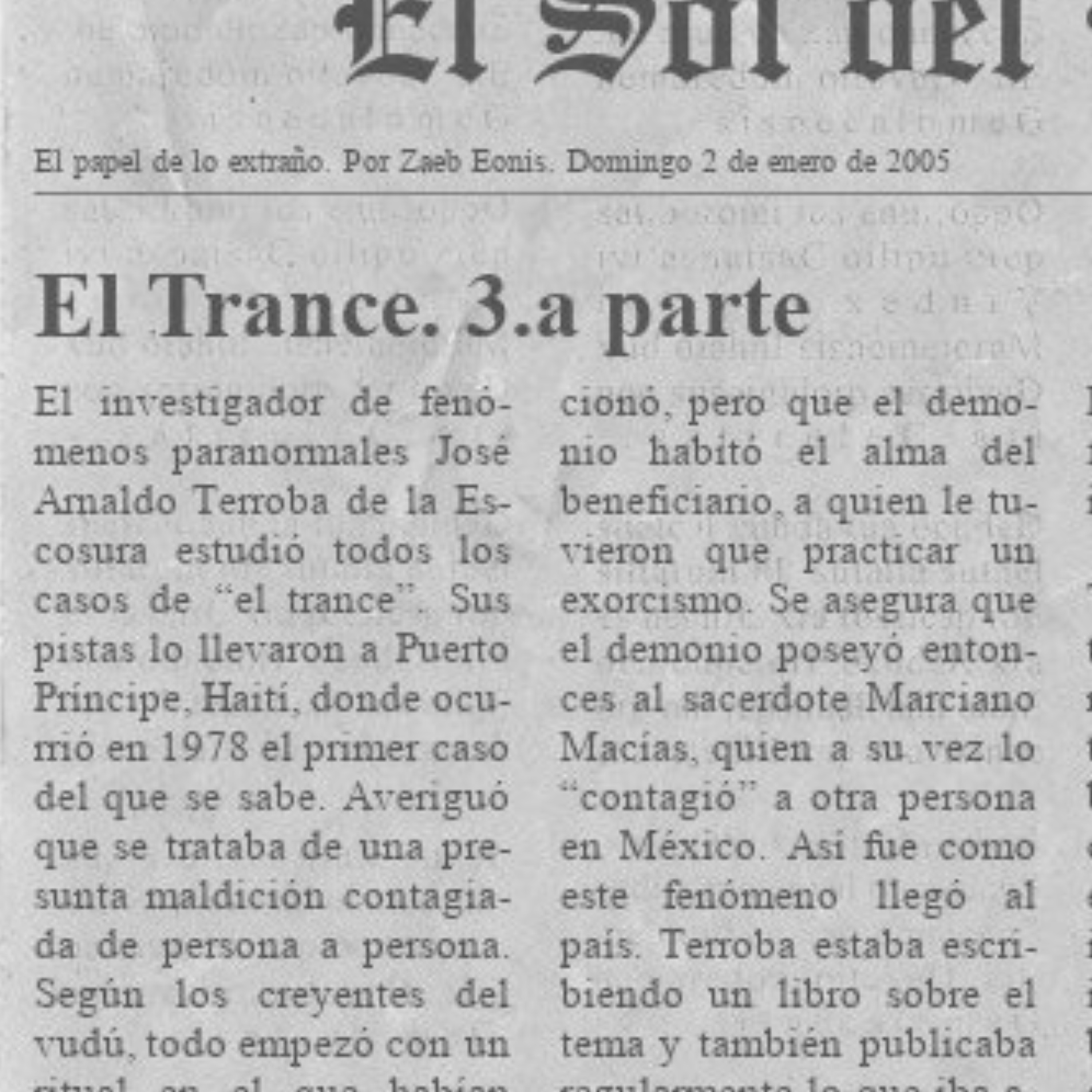 Portada de El Papel de lo Extraño