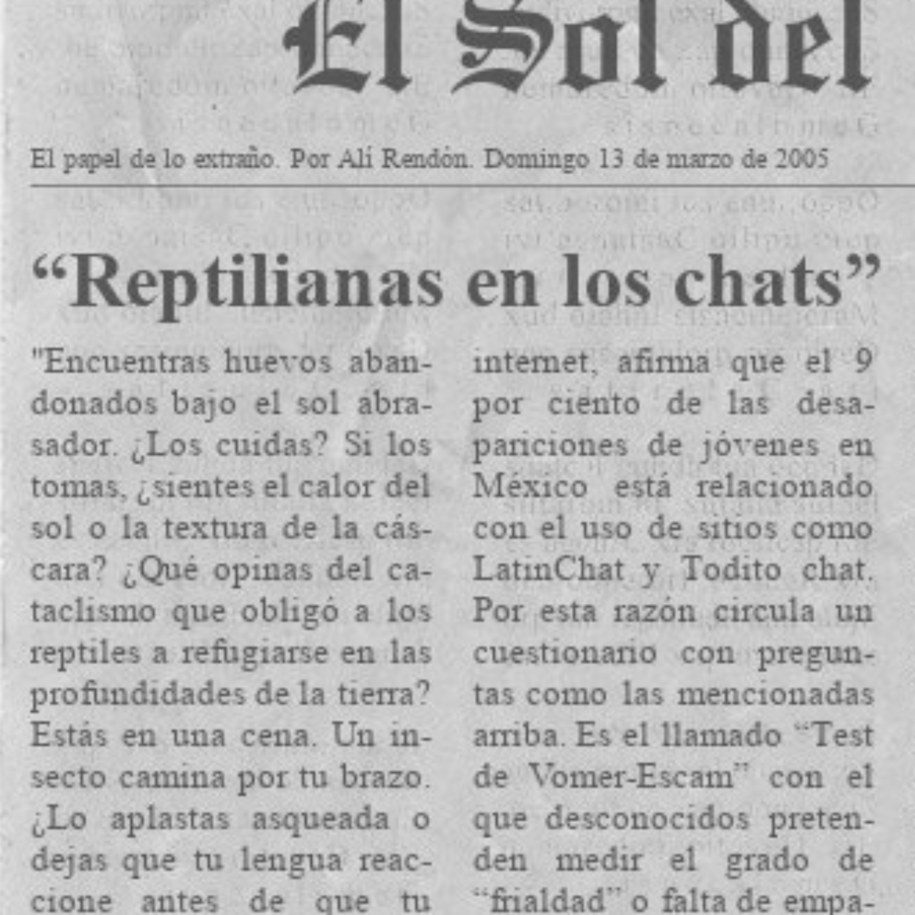 Portada de El Papel de lo Extraño