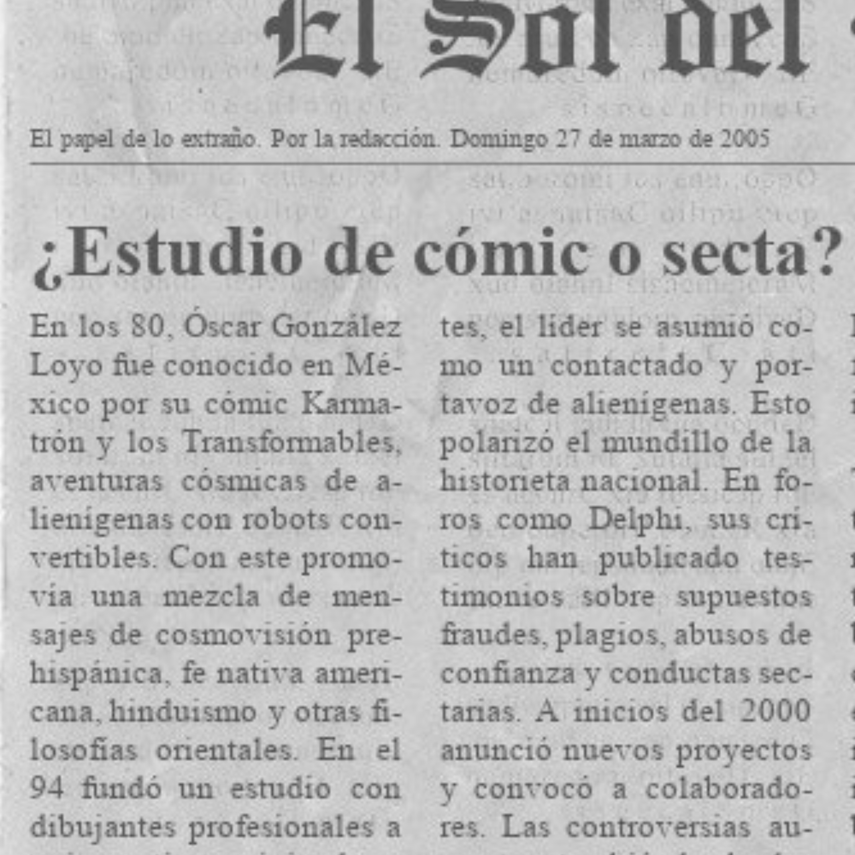 T5E18 - ¿Estudio de cómic o secta? episode artwork