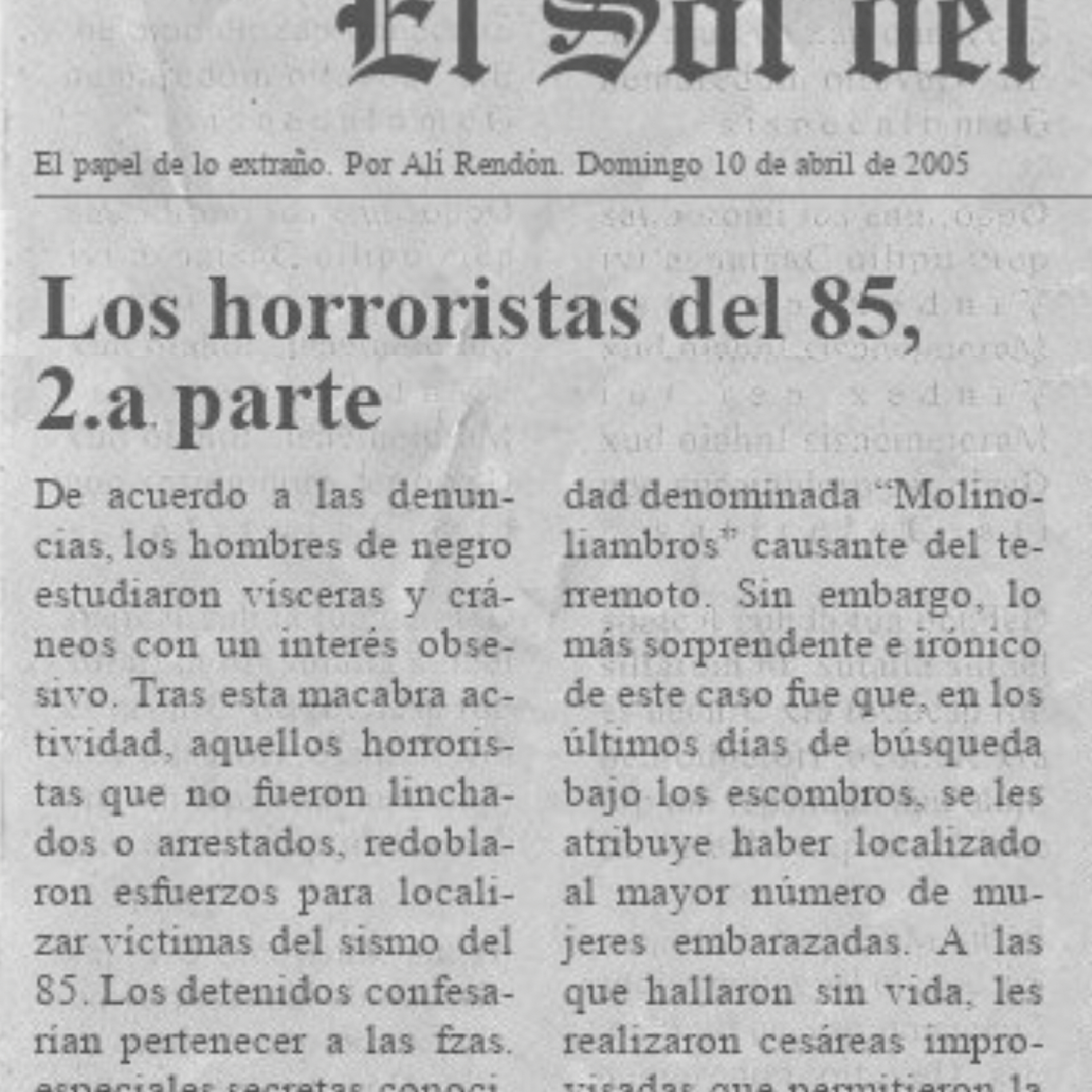 Portada de El Papel de lo Extraño