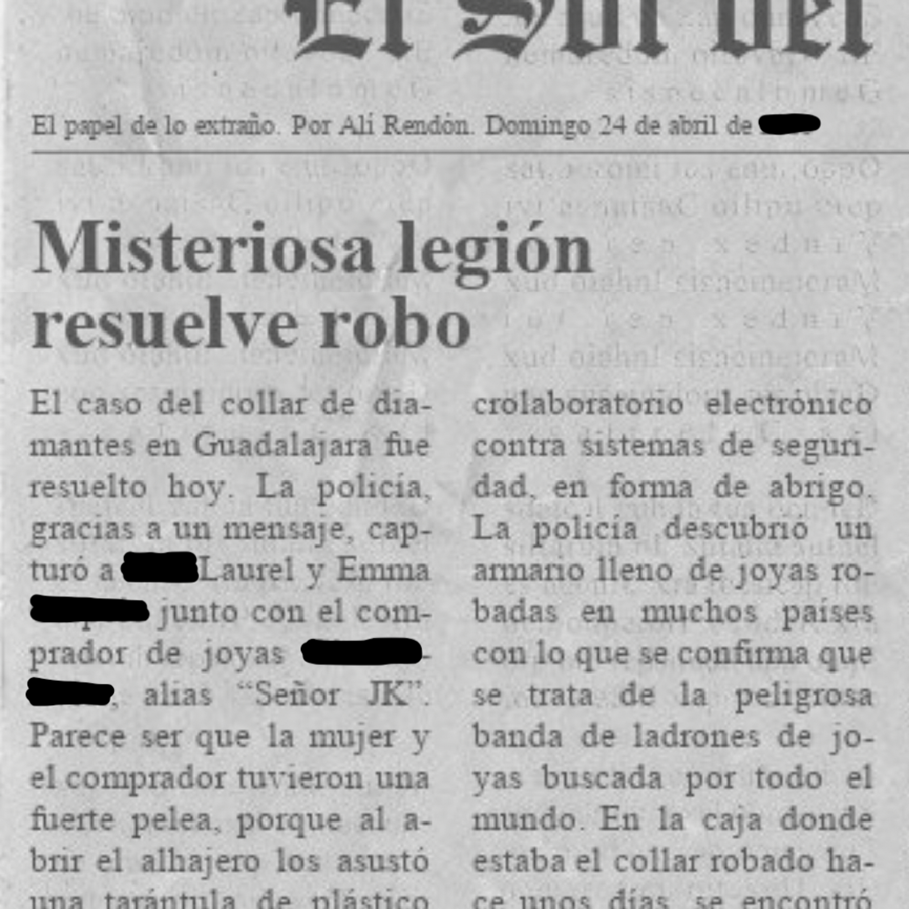 Portada de El Papel de lo Extraño