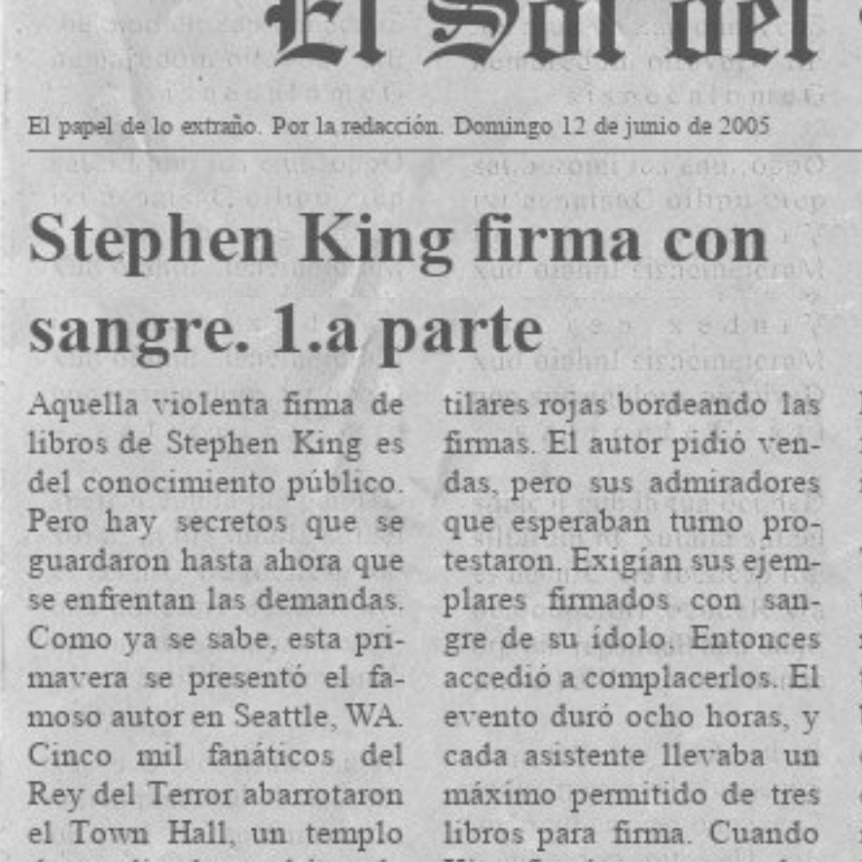 Portada de El Papel de lo Extraño