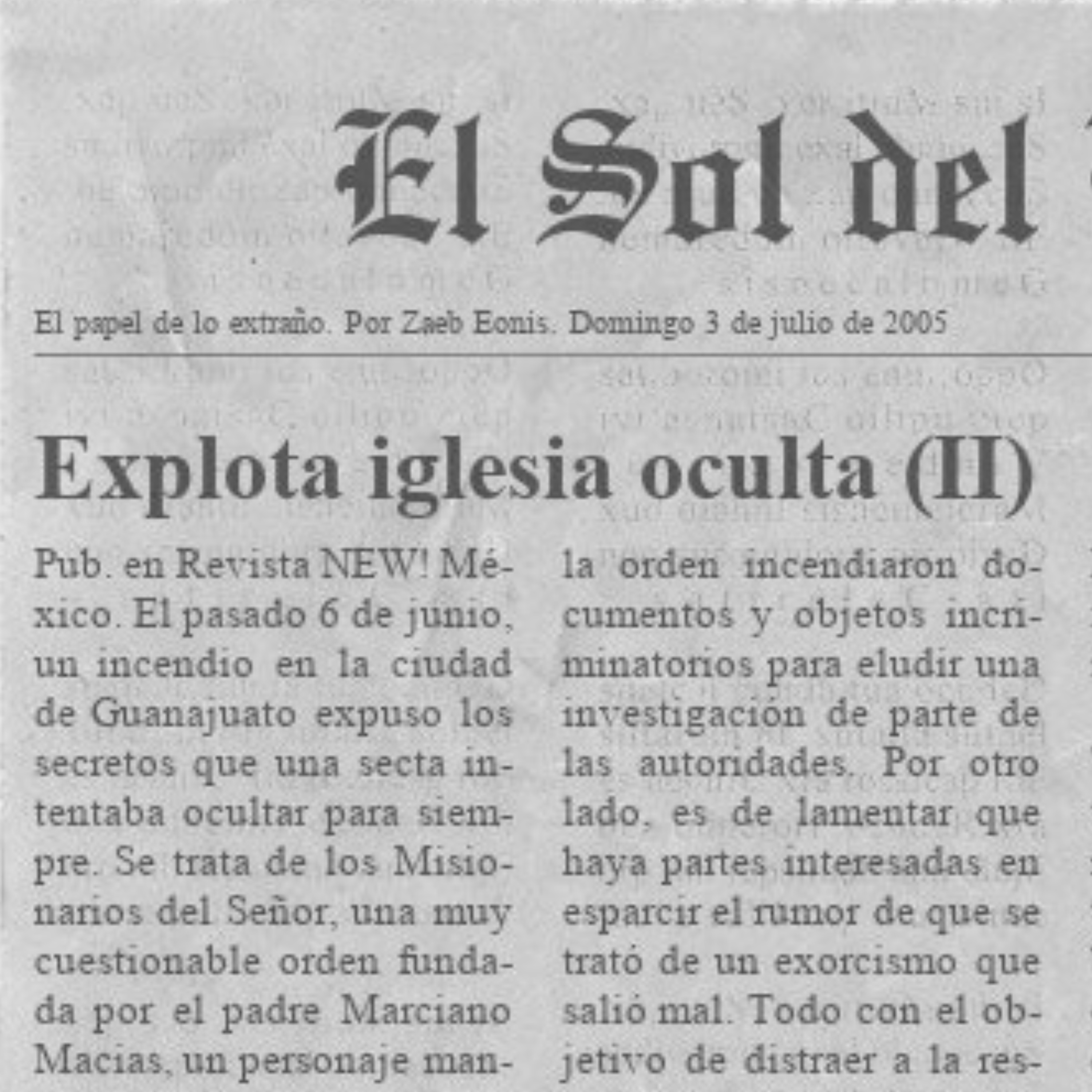 Portada de El Papel de lo Extraño