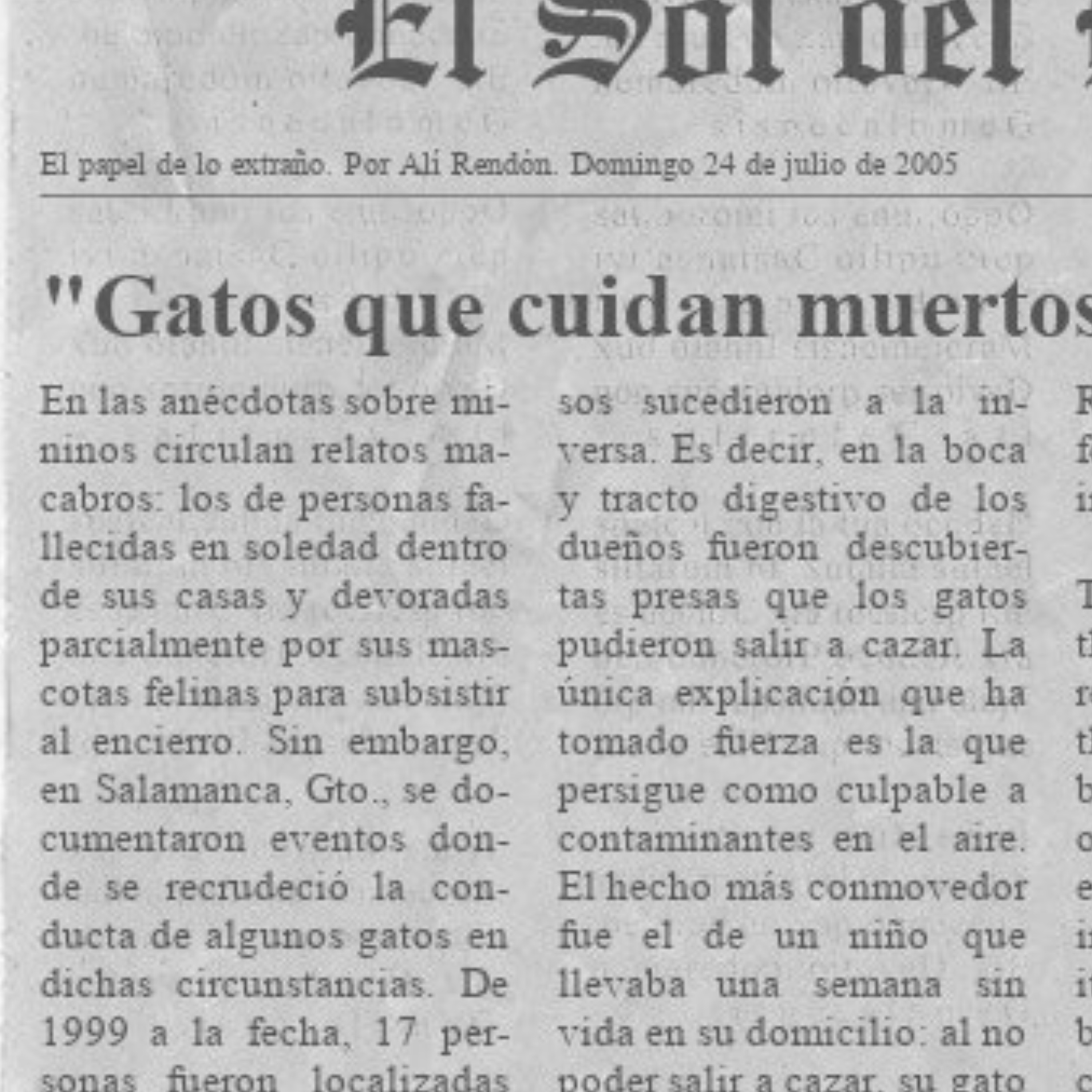 Portada de El Papel de lo Extraño