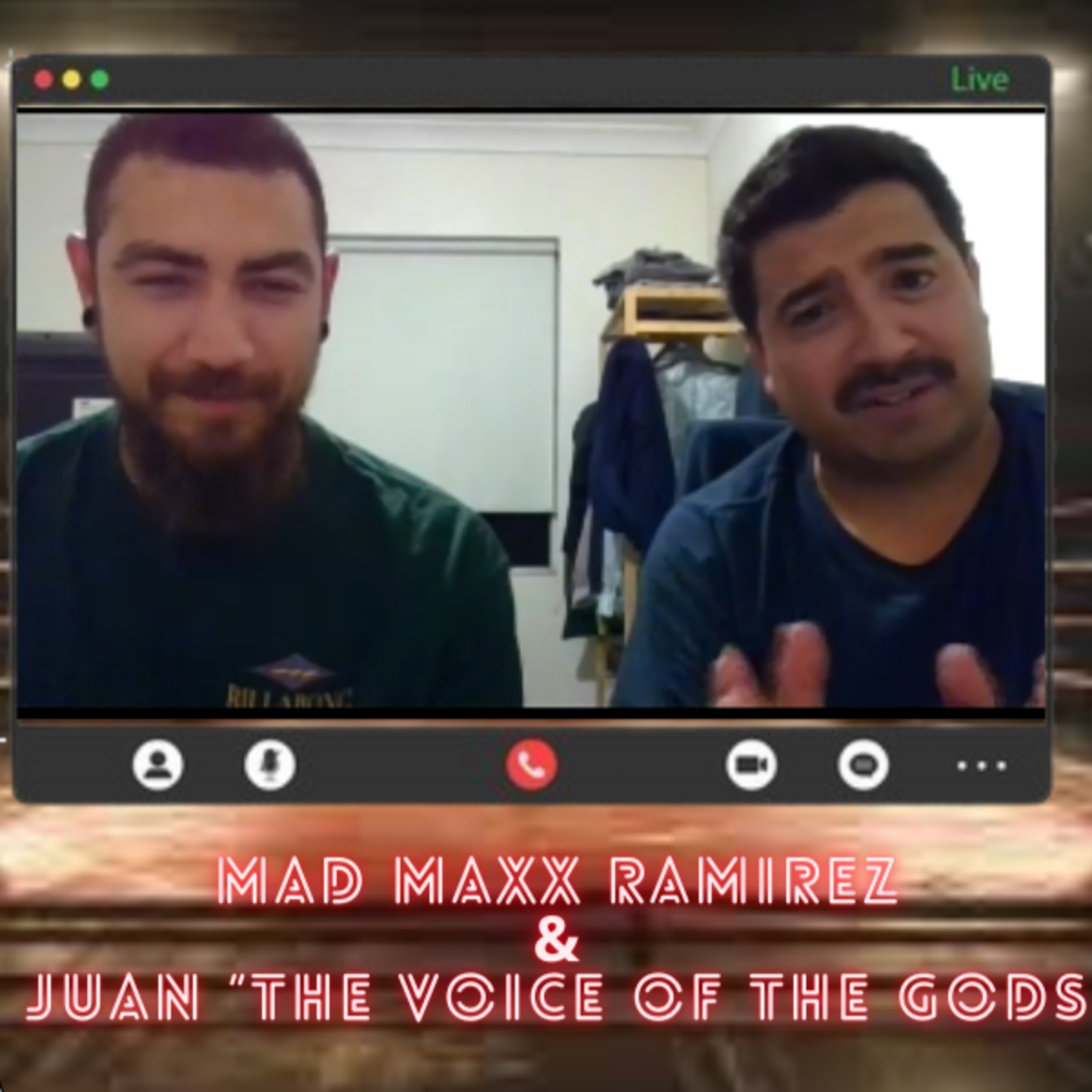 🎙️Mad Maxx Ramirez & Juan "The Voice Of Gods"📢 #integritywrestling #thevoiceofgods #thehileanshooter episode artwork