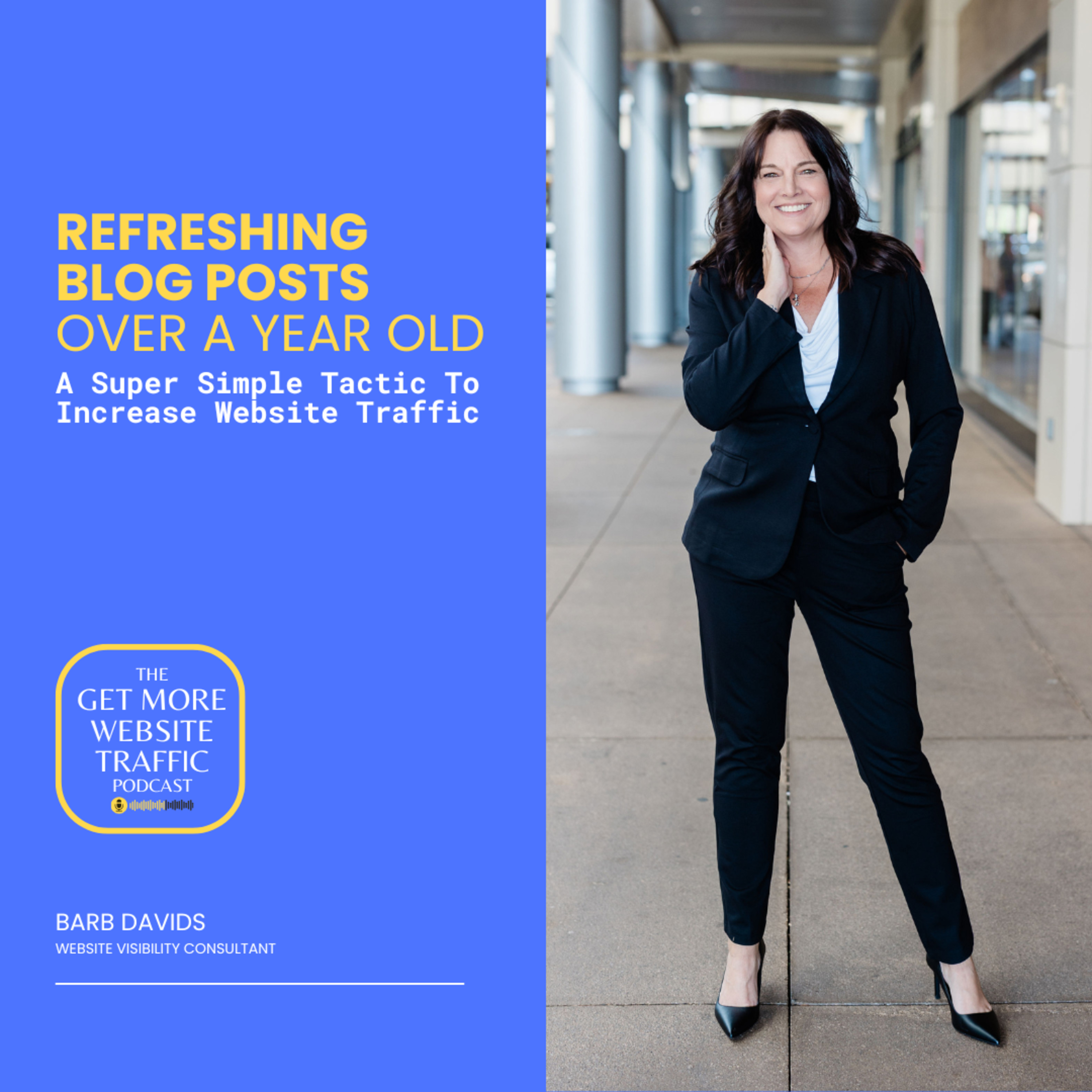 Refreshing Blog Posts Over A Year Old Is A Super Simple Tactic To Increase Website Traffic (EP111) episode artwork