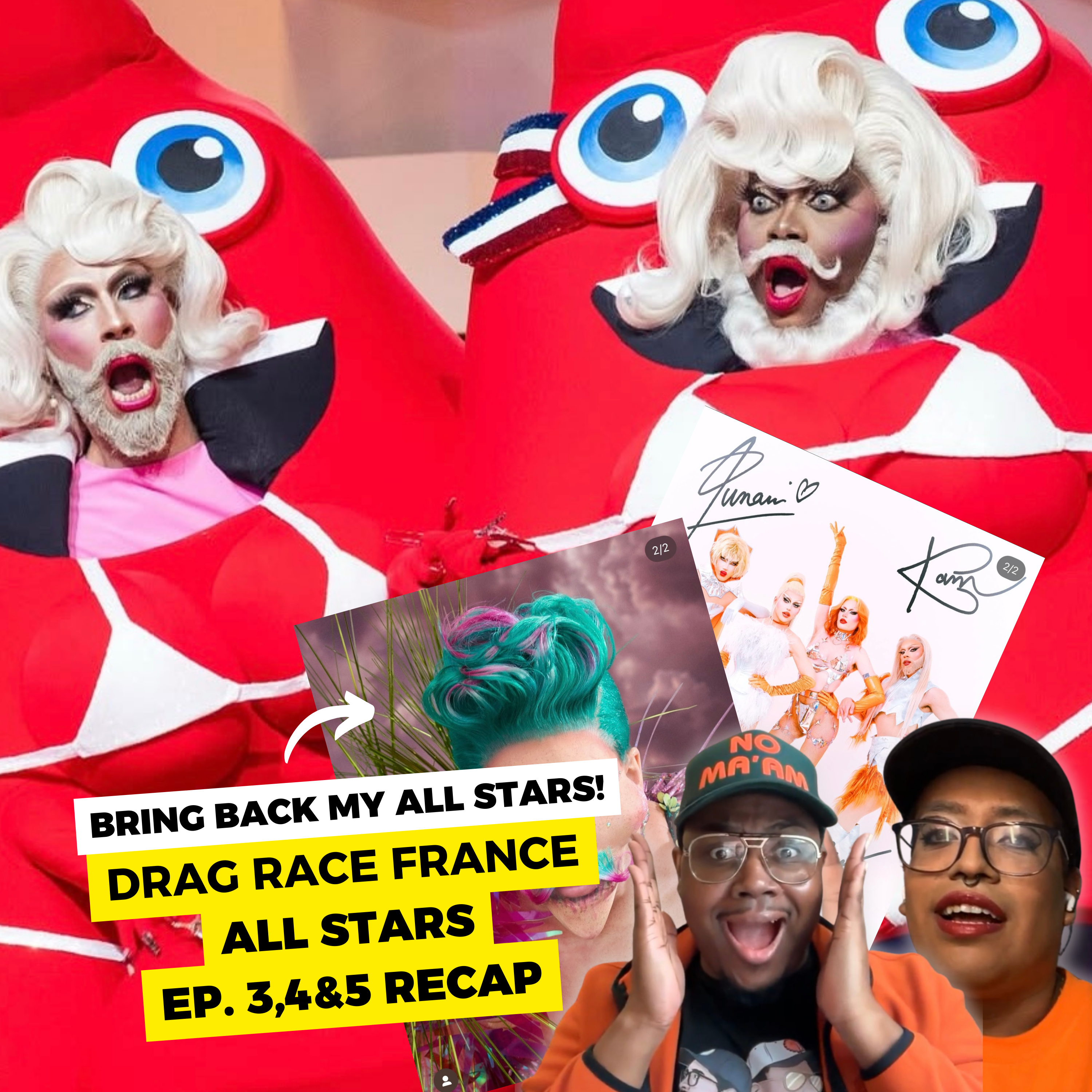 Drag Race France All Stars Episode: 3, 4 and 5 Recap