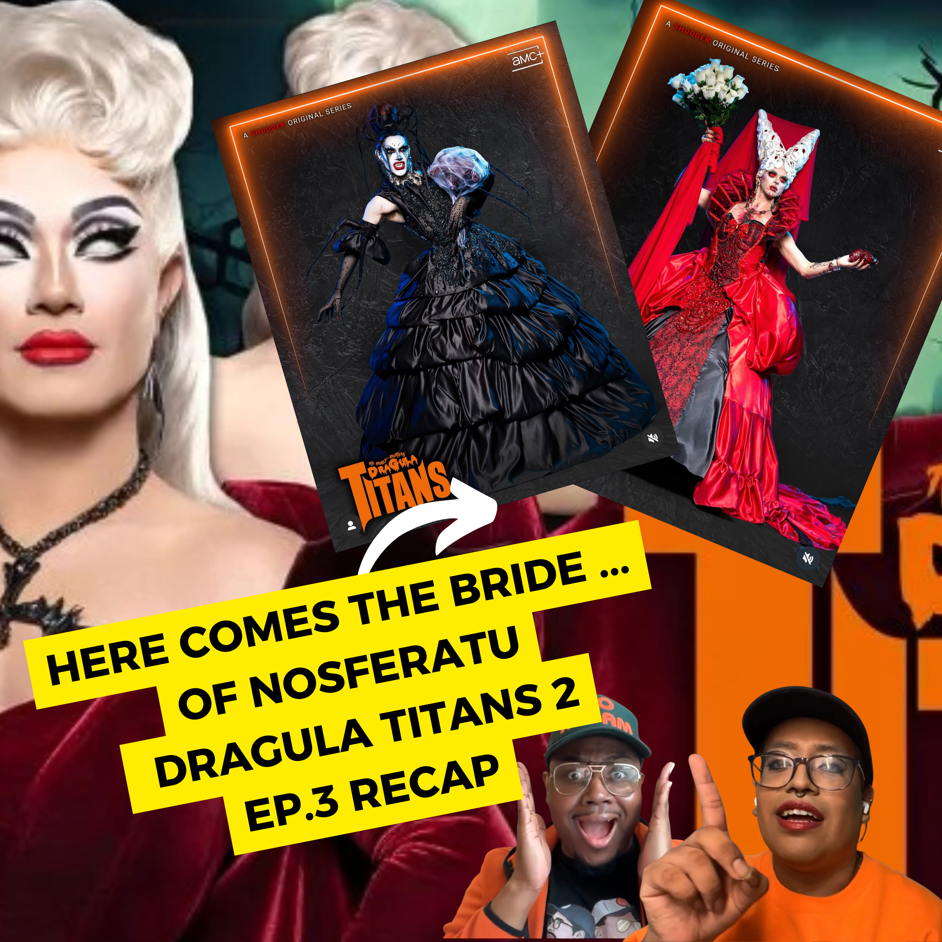 Vampire Bride and Groom?.. Why yes I do!: Dragula Titans S2 ep.3 recap