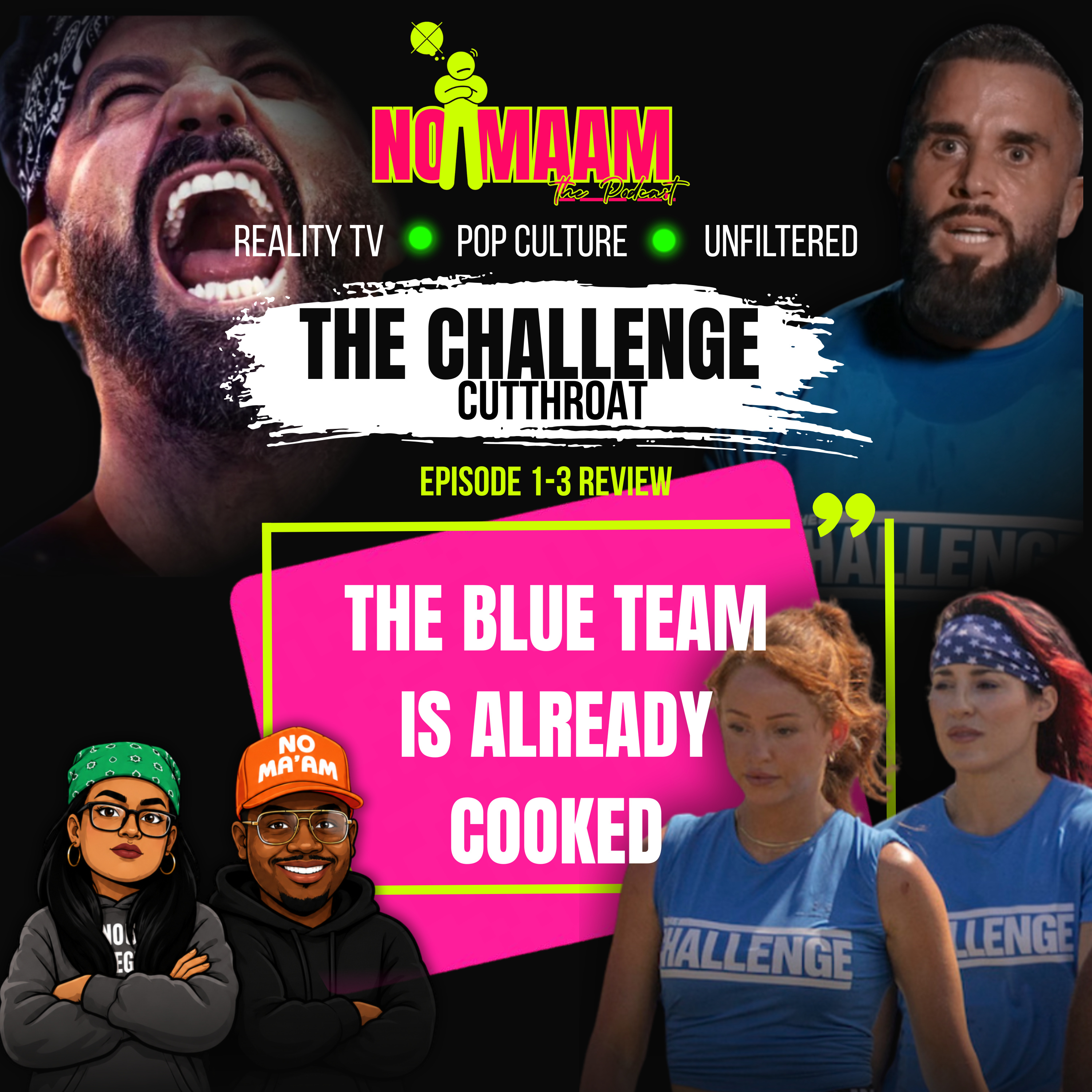 The Blue Team Is Already Cooked: The Challenge Cutthroat Recap ( Eps 1-3) episode artwork