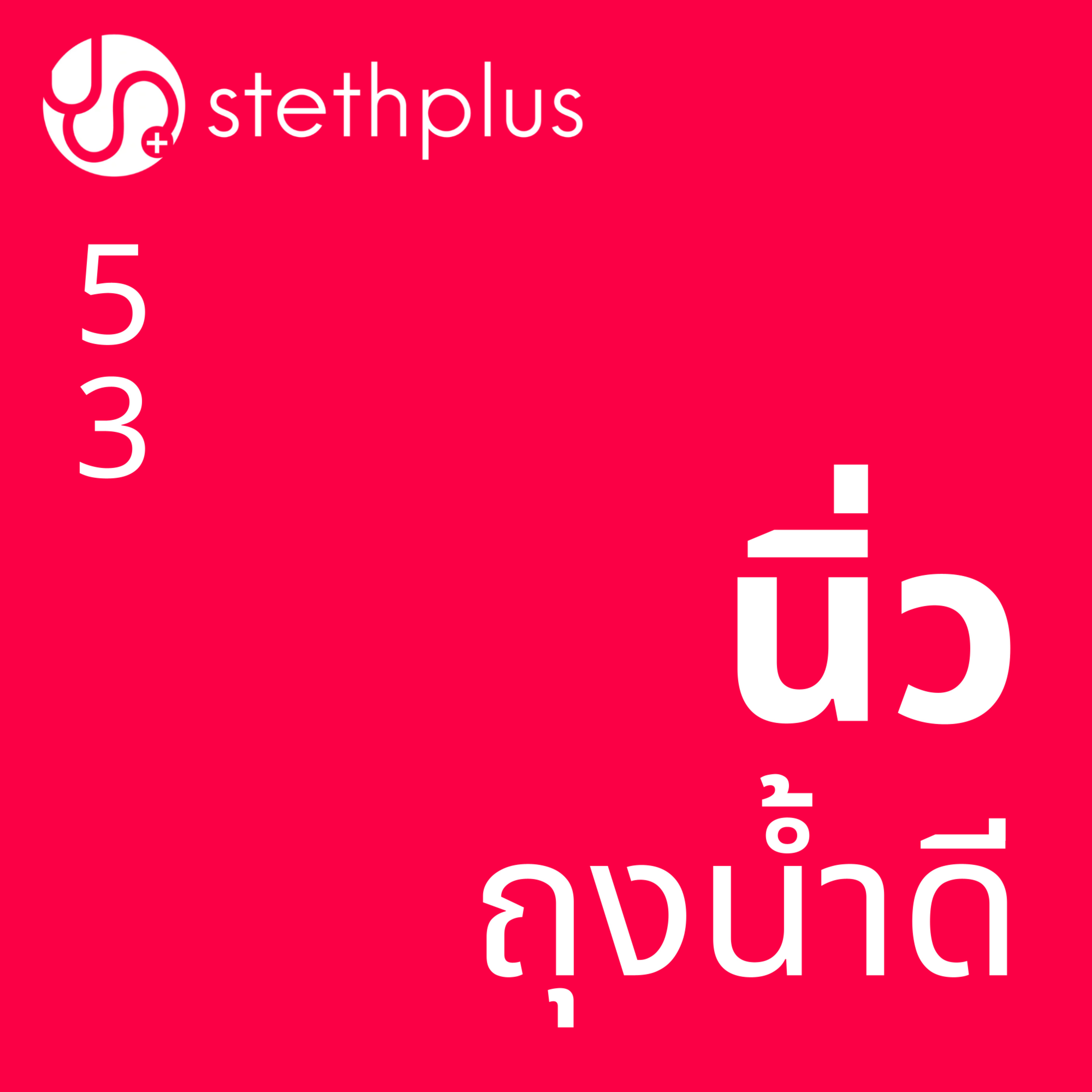 stethplus ep 53 - นิ่วถุงน้ำดี episode artwork