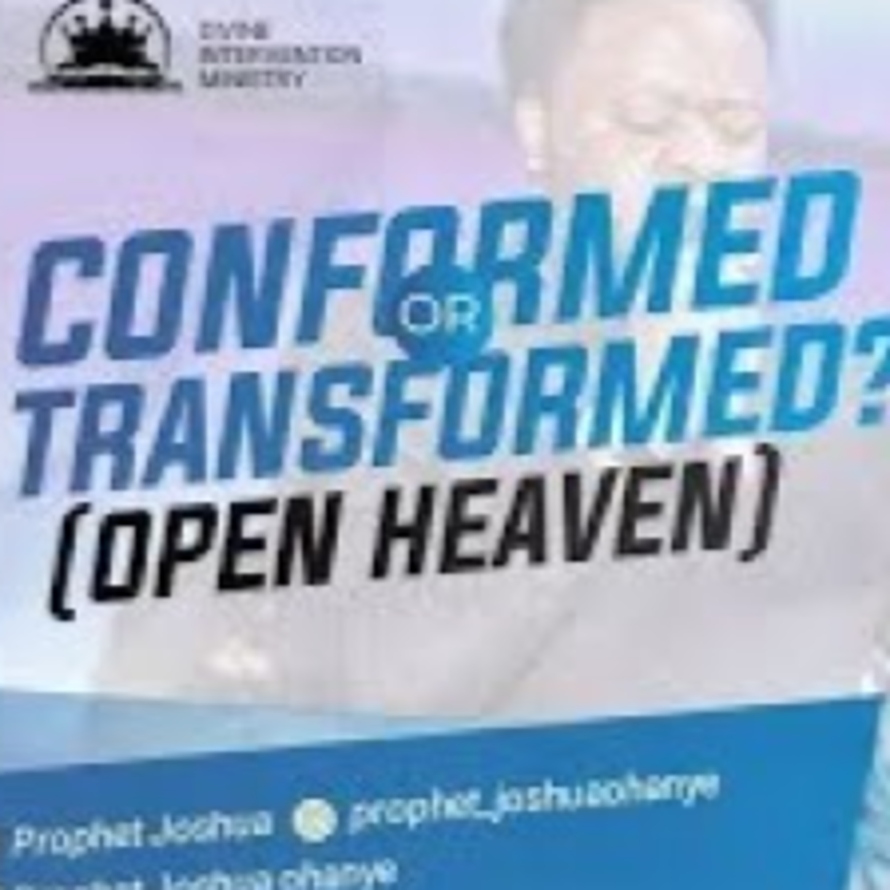 CONFORMED OR TRANSFORMED? 2 episode artwork