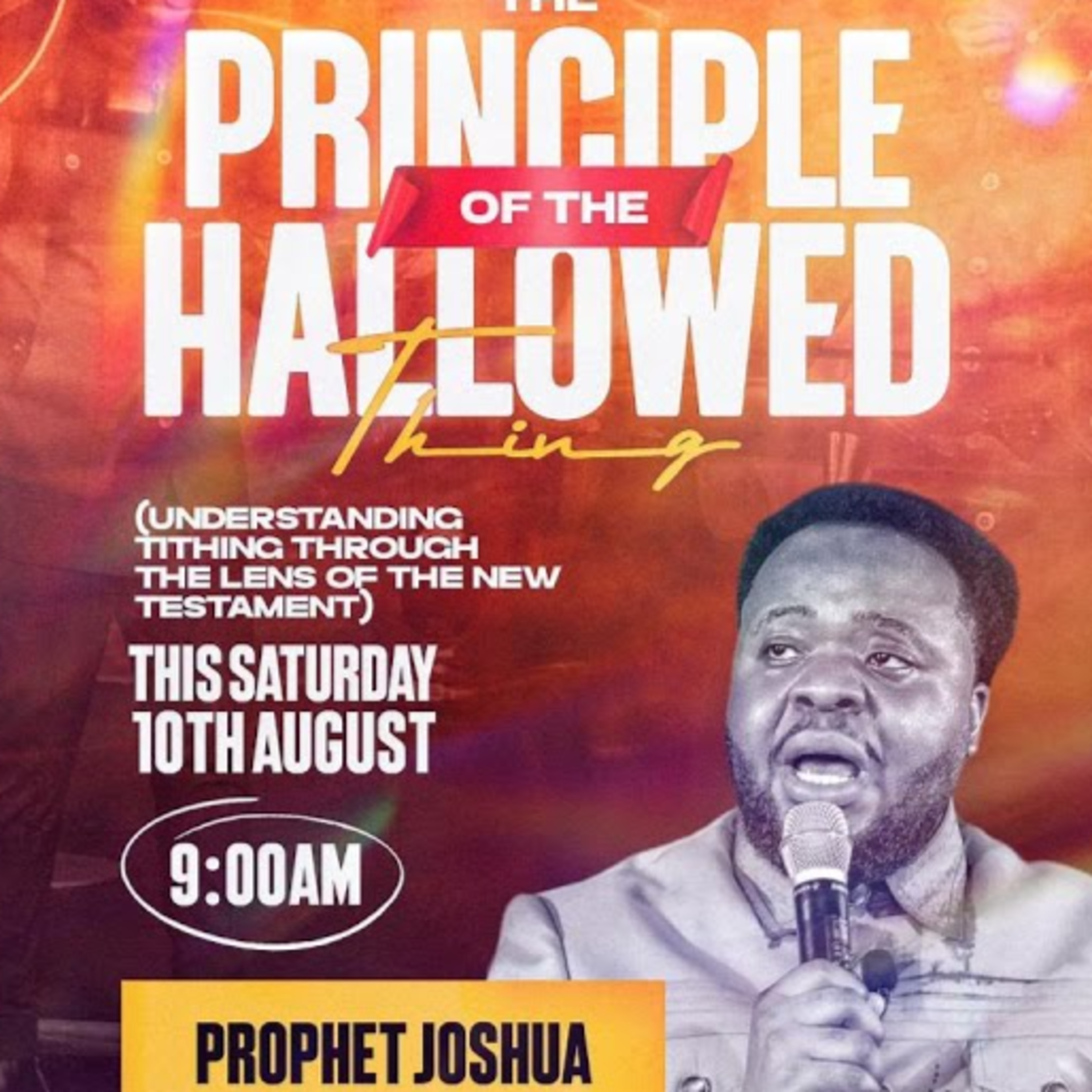 THE PRINCIPLE OF THE HALLOWED THING [TITHING IN THE LIGHT OF THE NEW TESTAMENT] episode artwork