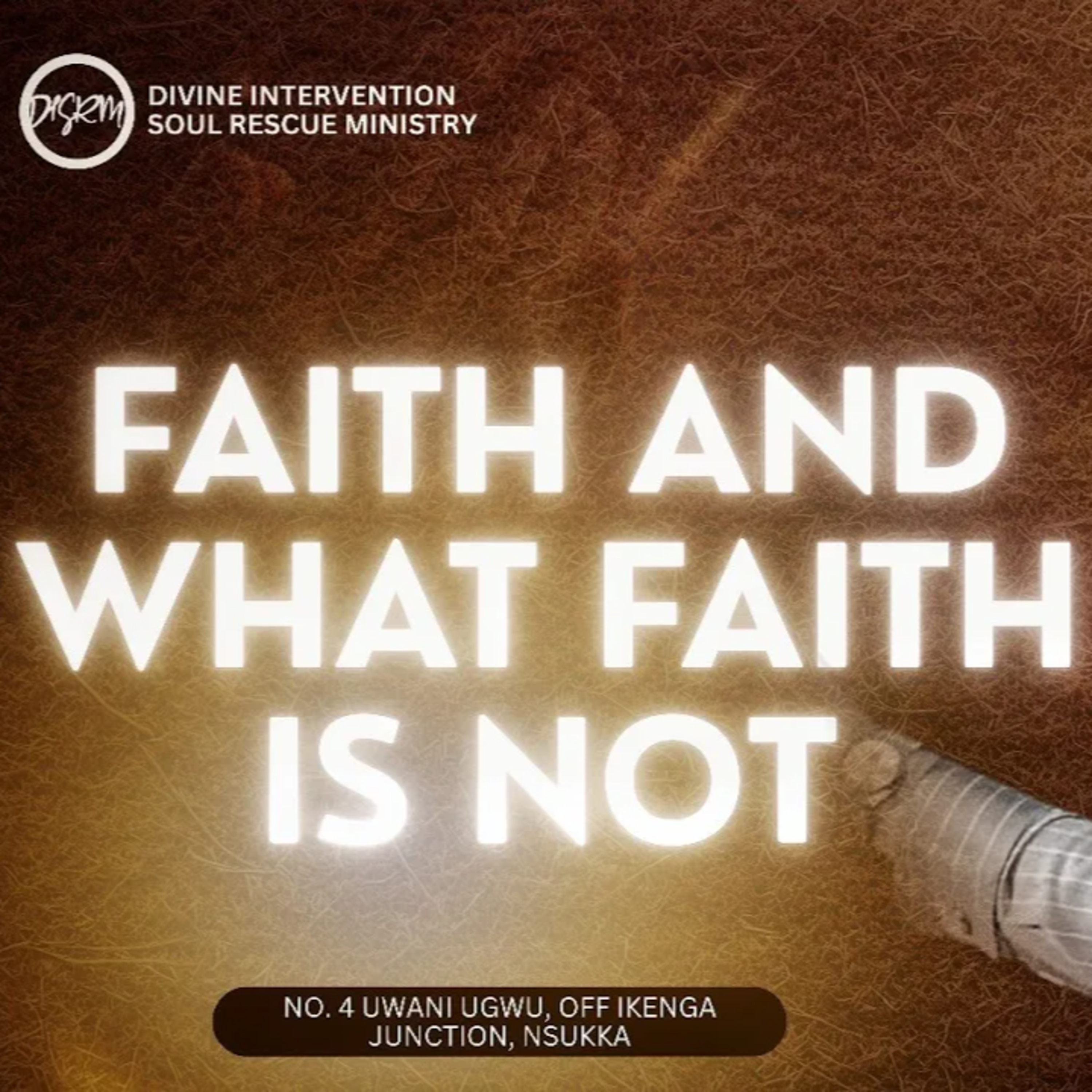 FAITH AND WHAT FAITH IS NOT || DISRM NSUKKA || PROPHET JOSHUA OHANYE