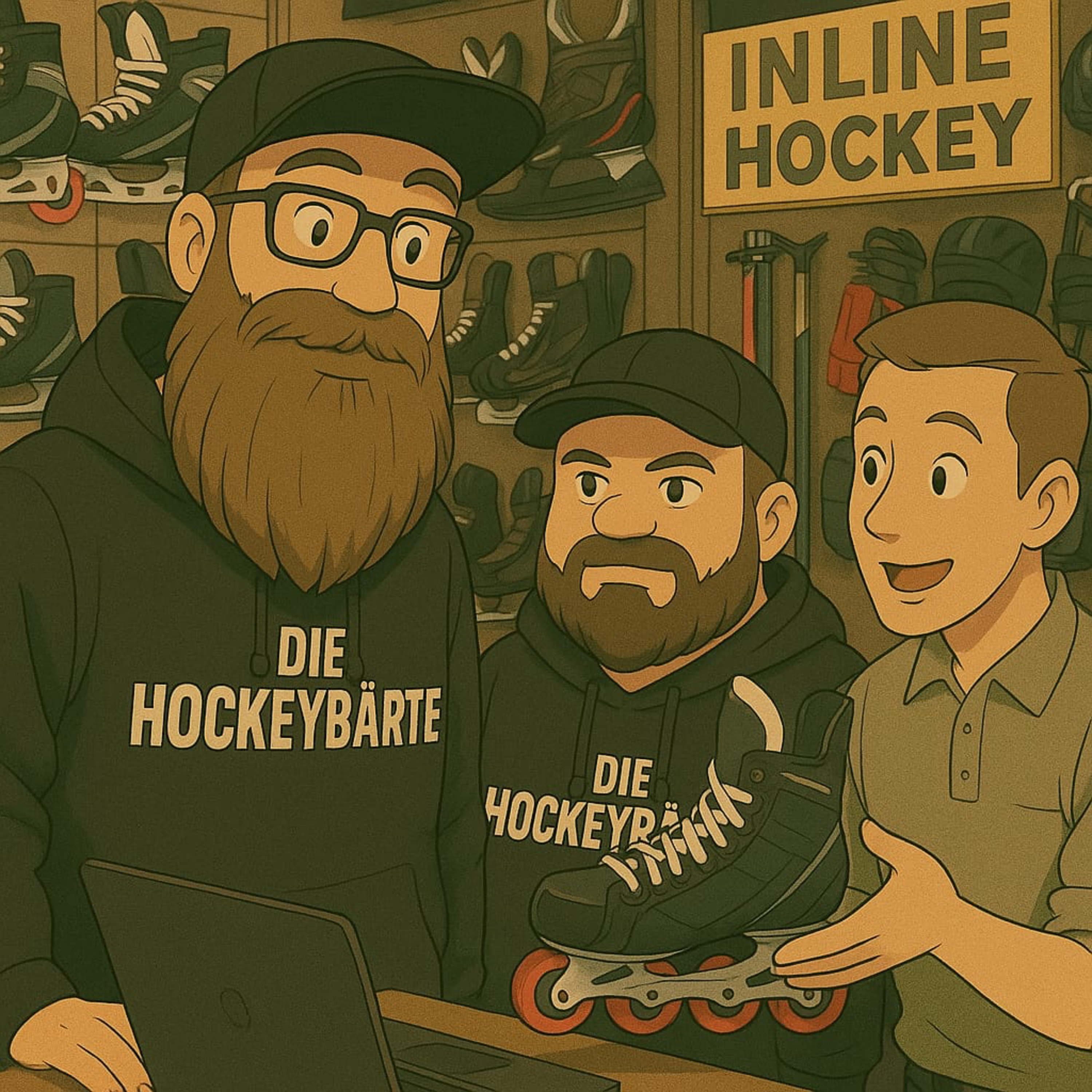 Die Hockey Bärte