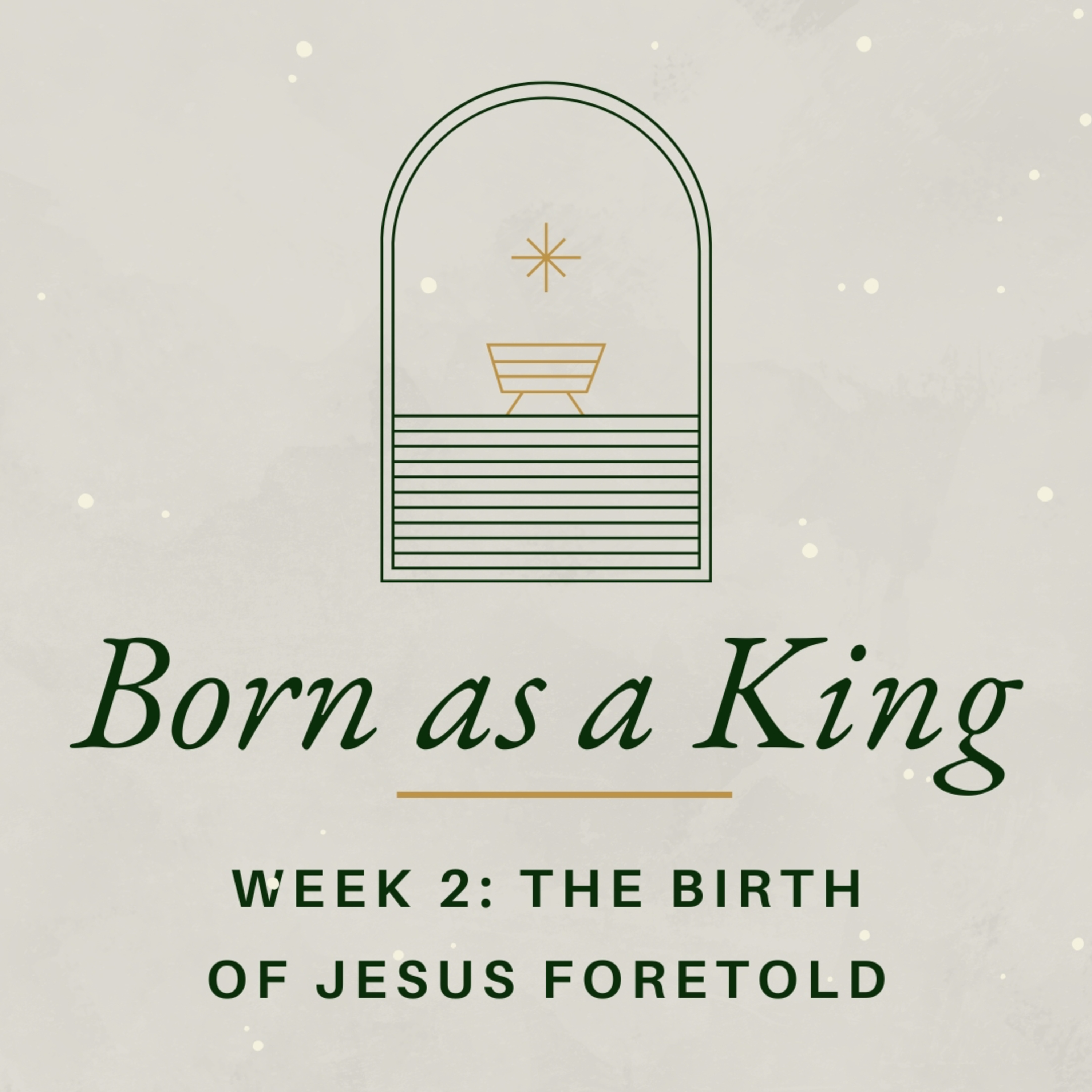 Born As A King (The Gospel of Luke - Part 1) - Week 2 - The Birth of Jesus Foretold episode artwork