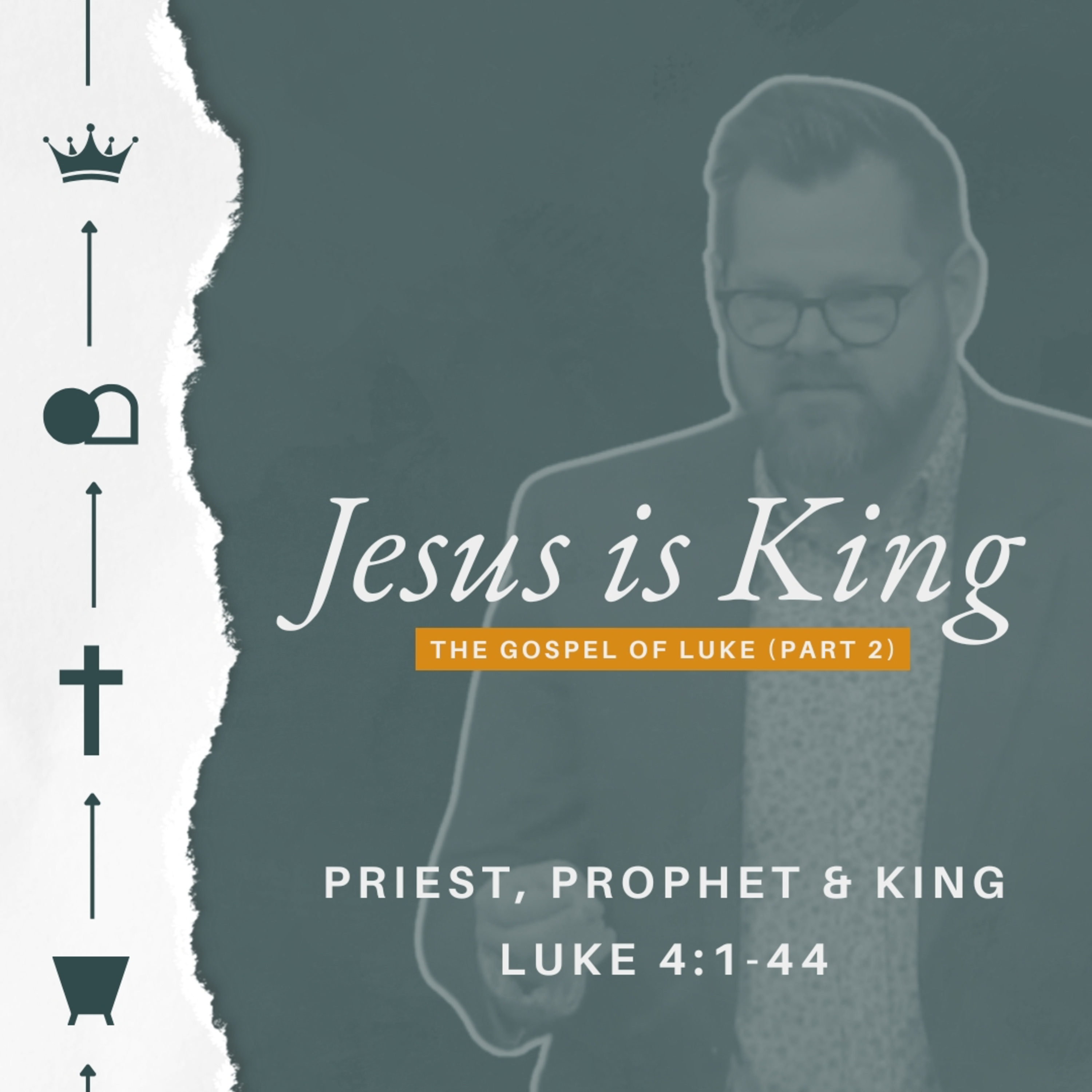 Jesus is King (The Gospel of Luke - Part 2) - Week 8 - Priest, Prophet & King episode artwork