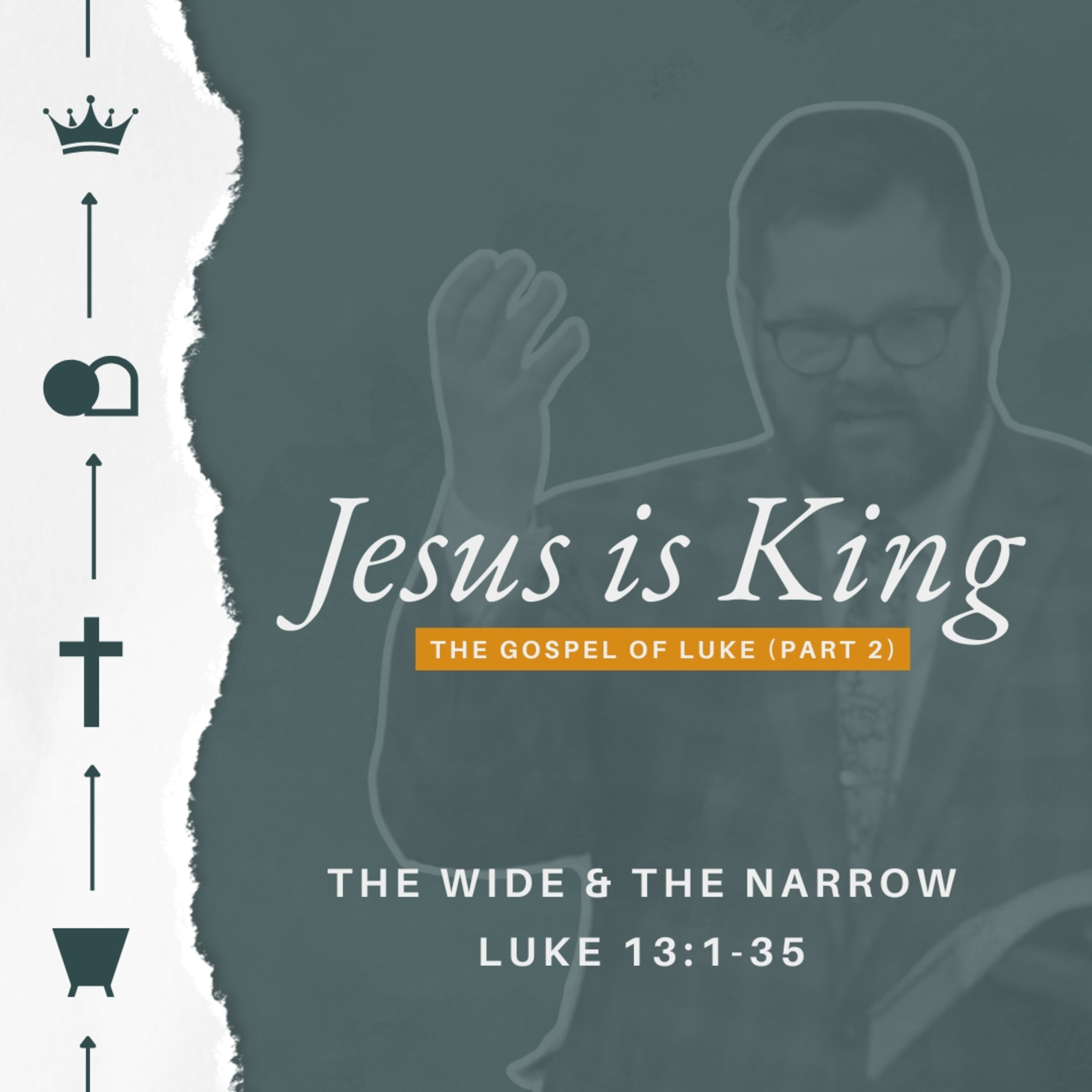 Jesus Is King (The Gospel of Luke - Part 2) - Week 21 - The Wide & The Narrow episode artwork