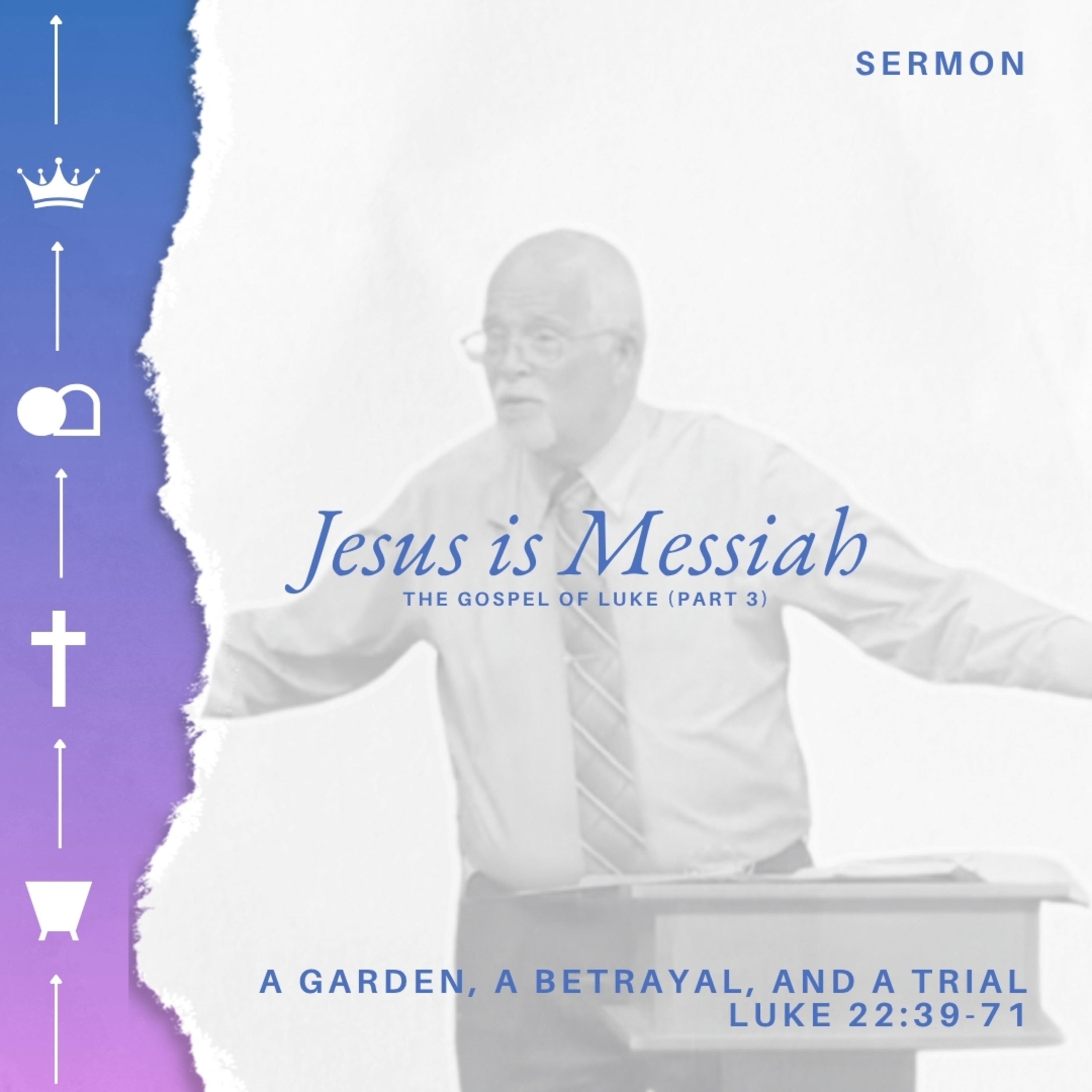 Jesus Is Messiah (The Gospel of Luke - Part 3) - Week 34 - A Garden, A Betrayal, and A Trial episode artwork