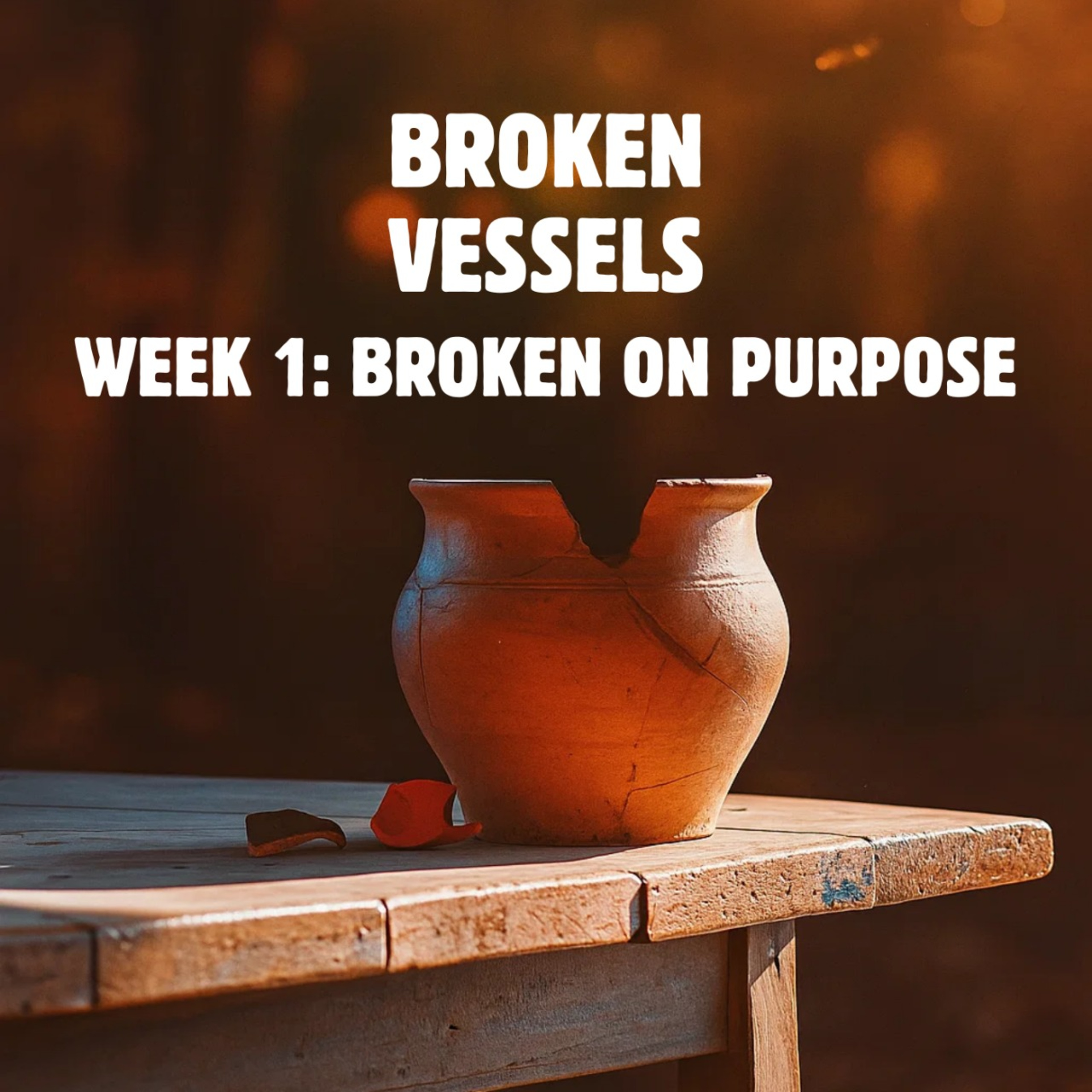 Broken Vessels - Week 1 : Broken On Purpose