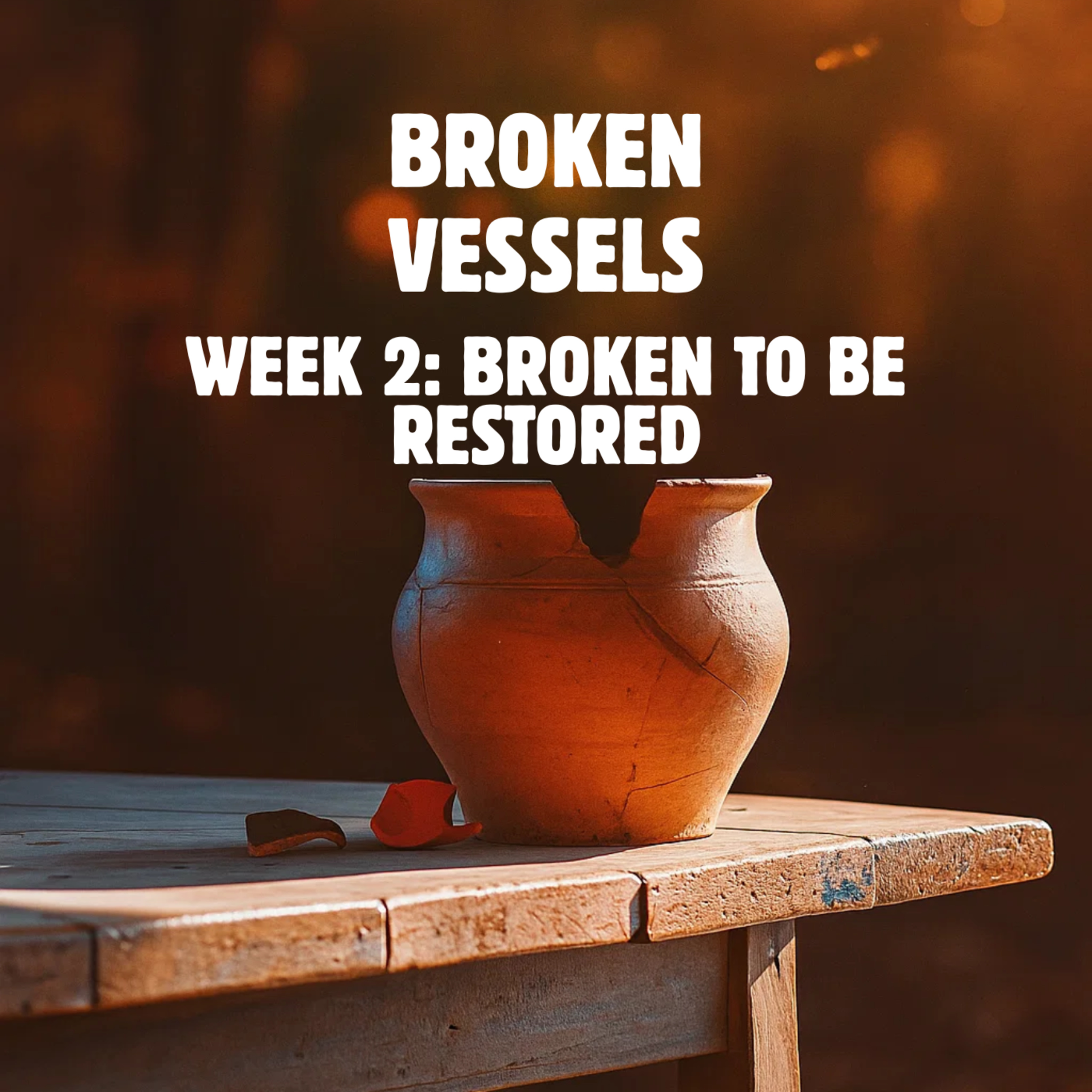 Broken Vessels - Week 2 : Broken to Be Restored