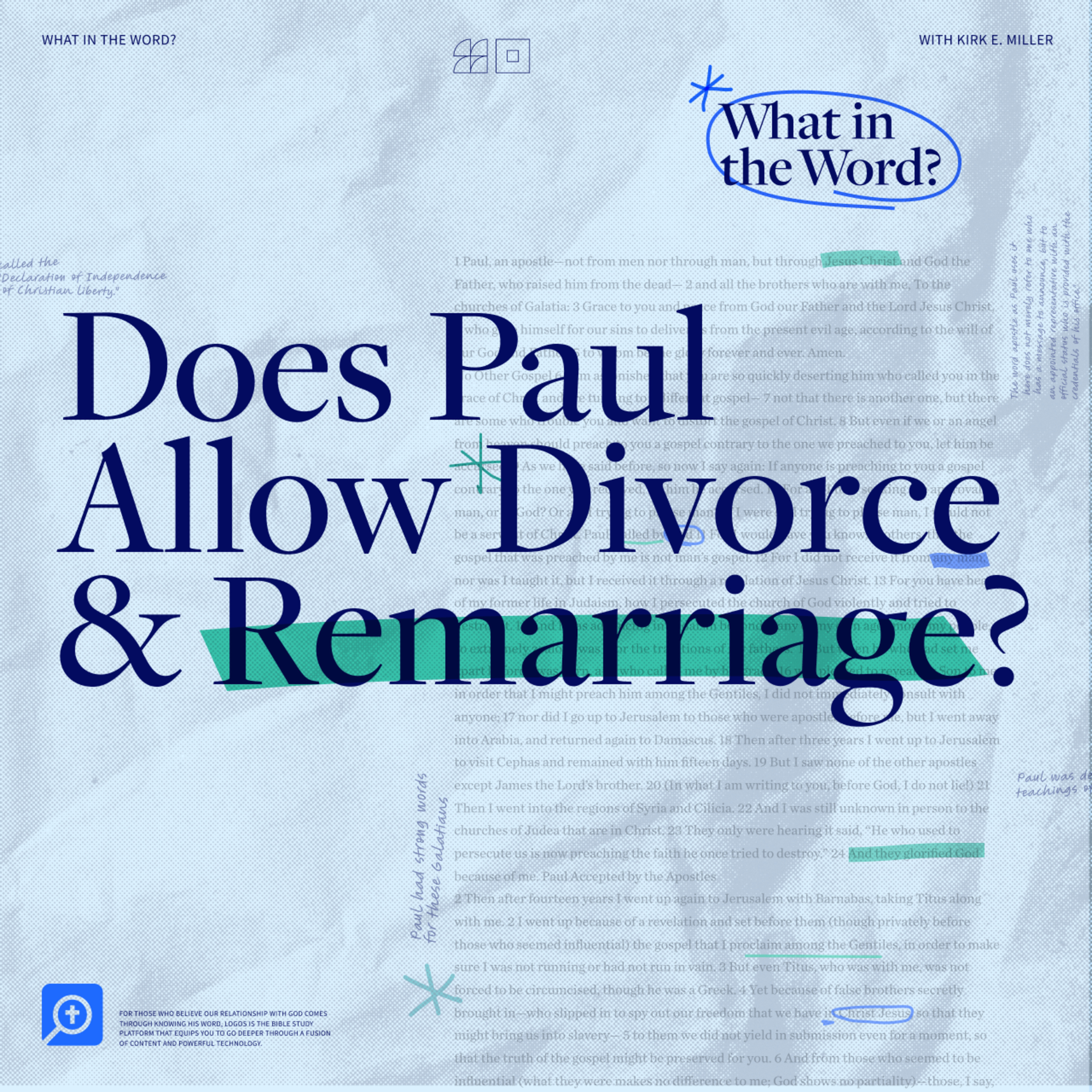 Does Paul Allow Divorce & Remarriage? | Craig Keener on 1 Corinthians 7:15