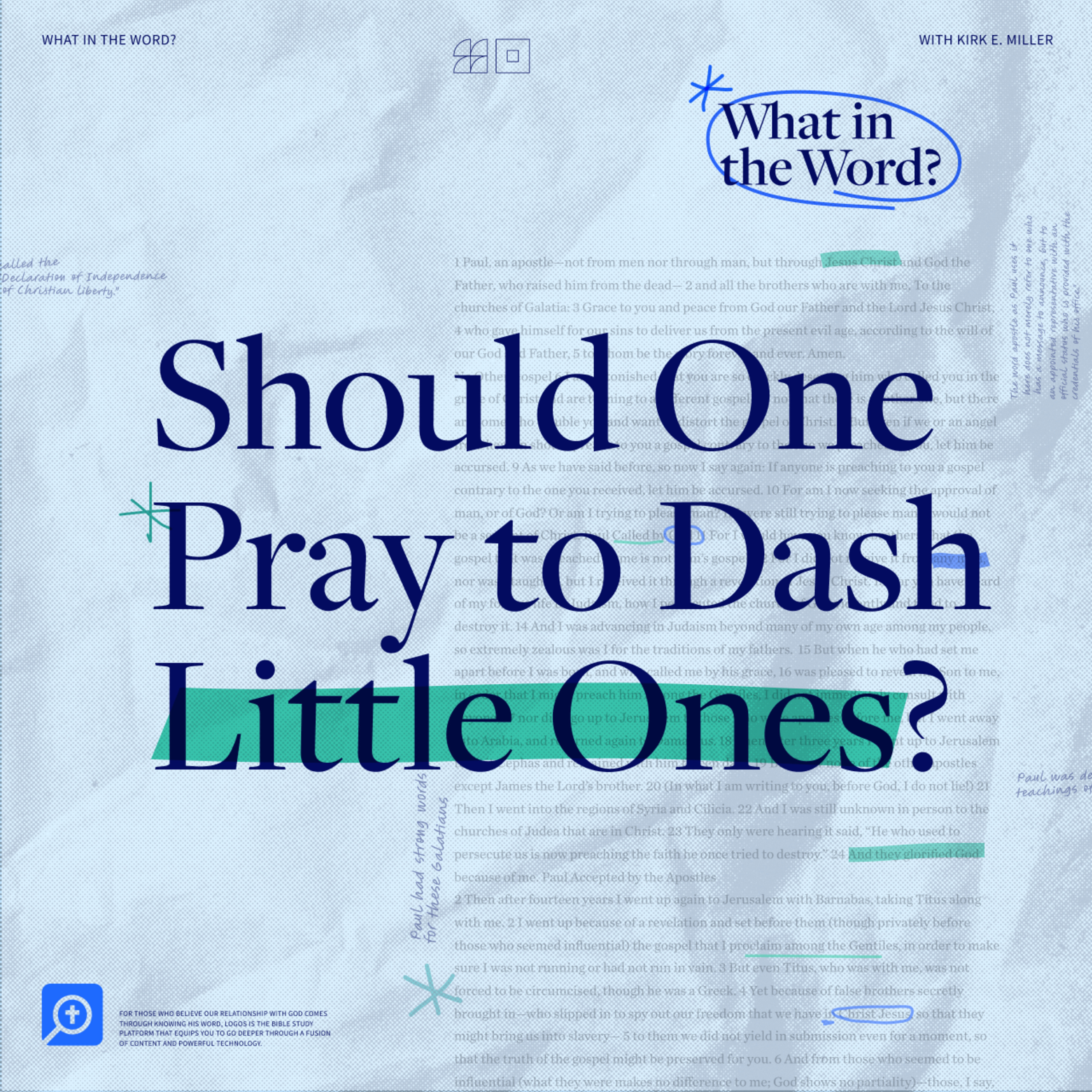 Should One Pray to Dash Little Ones? | Bruce Waltke on Psalm 137:9
