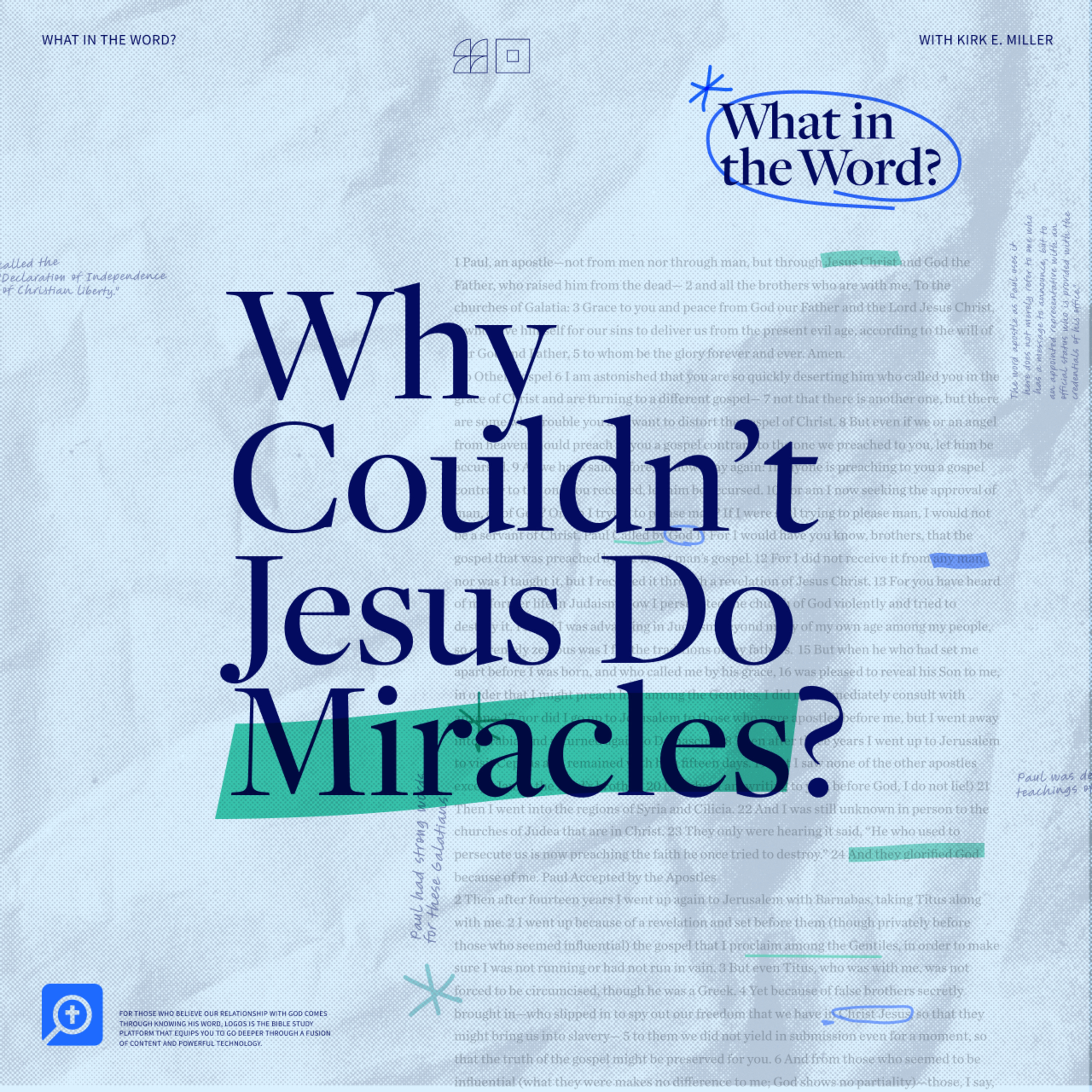 Why Couldn’t Jesus Do Miracles? | Veli-Matti Kärkkäinen on Mark 6:1–6