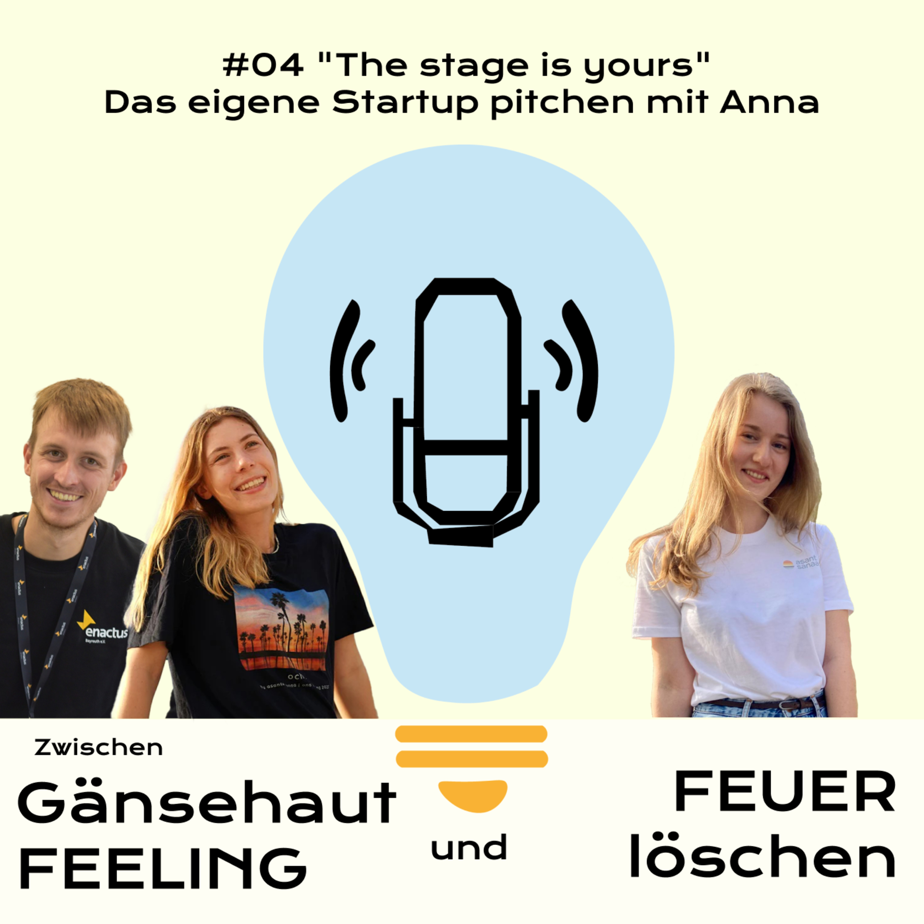 #04 "The stage is yours" - Das eigene Startup pitchen mit Anna episode artwork