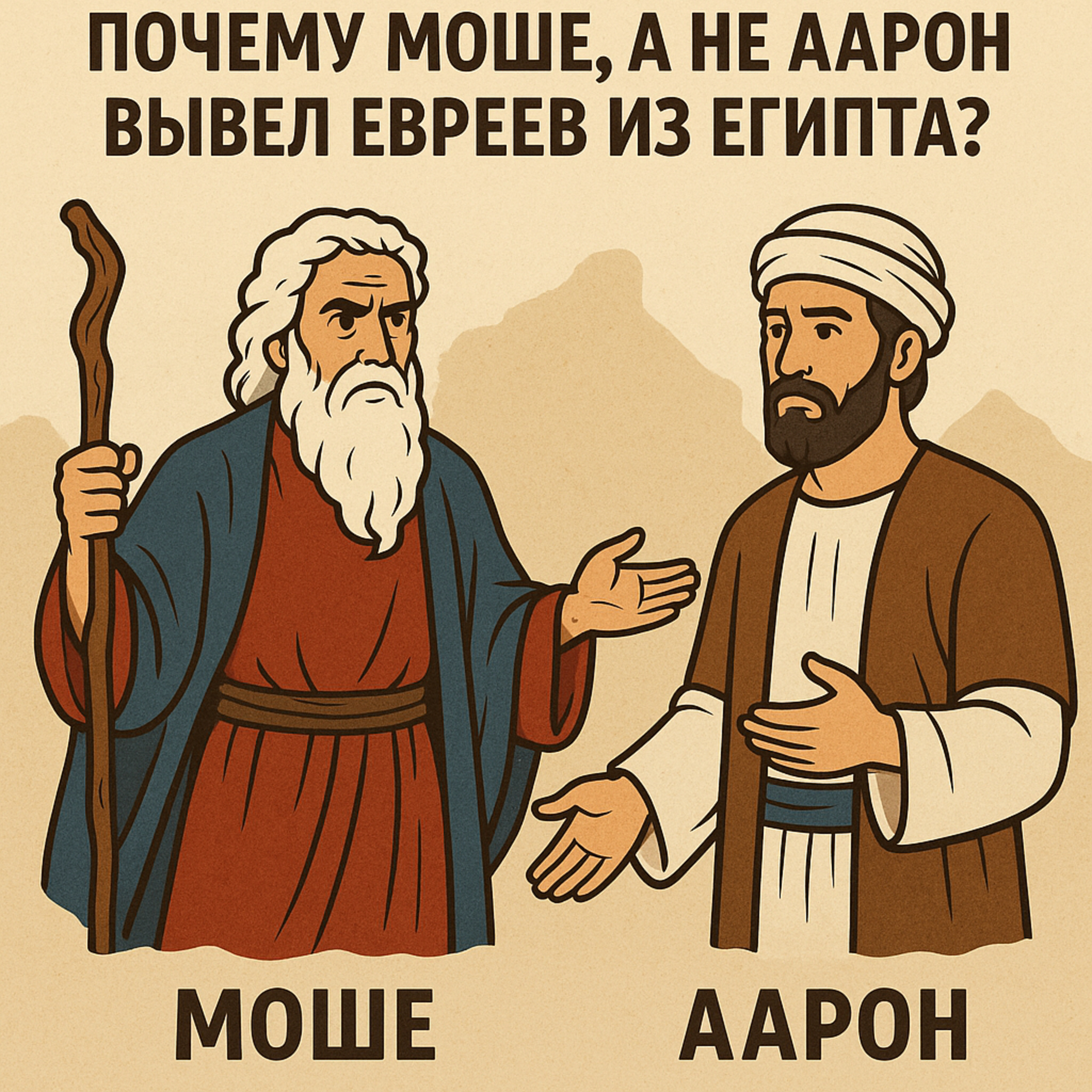 Почему Моше, а не Аарон вывел евреев из Египта? episode artwork