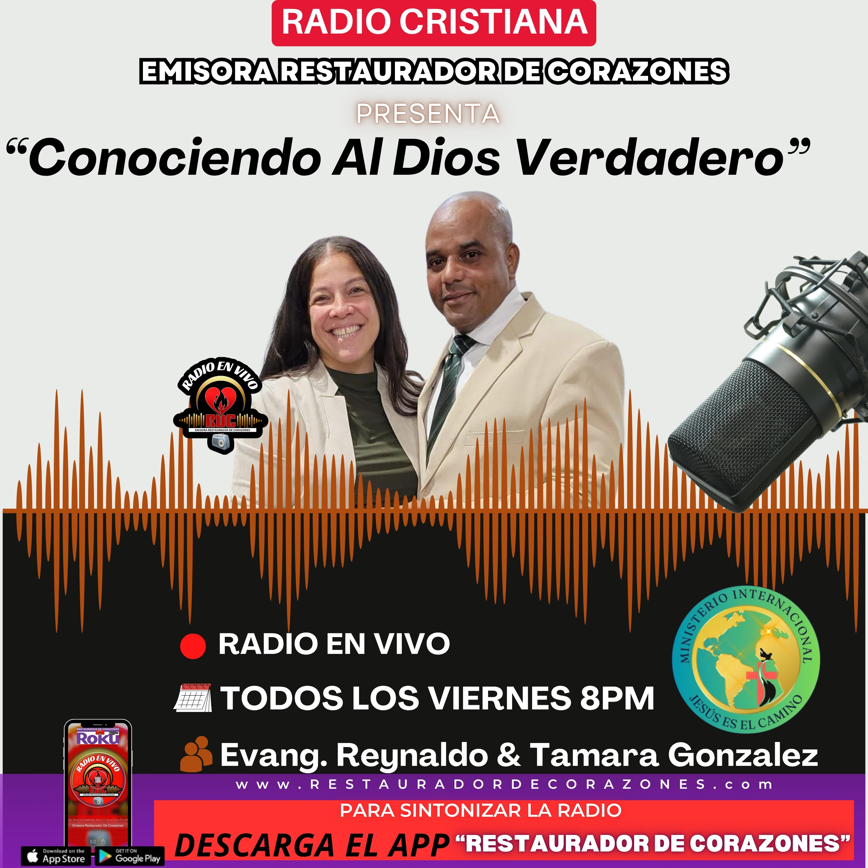 EVANGELISTA REYNALDO & TAMARA GONZALEZ "CONOCIENDO AL DIOS VERDADERO (Diciembre 22,2025)
