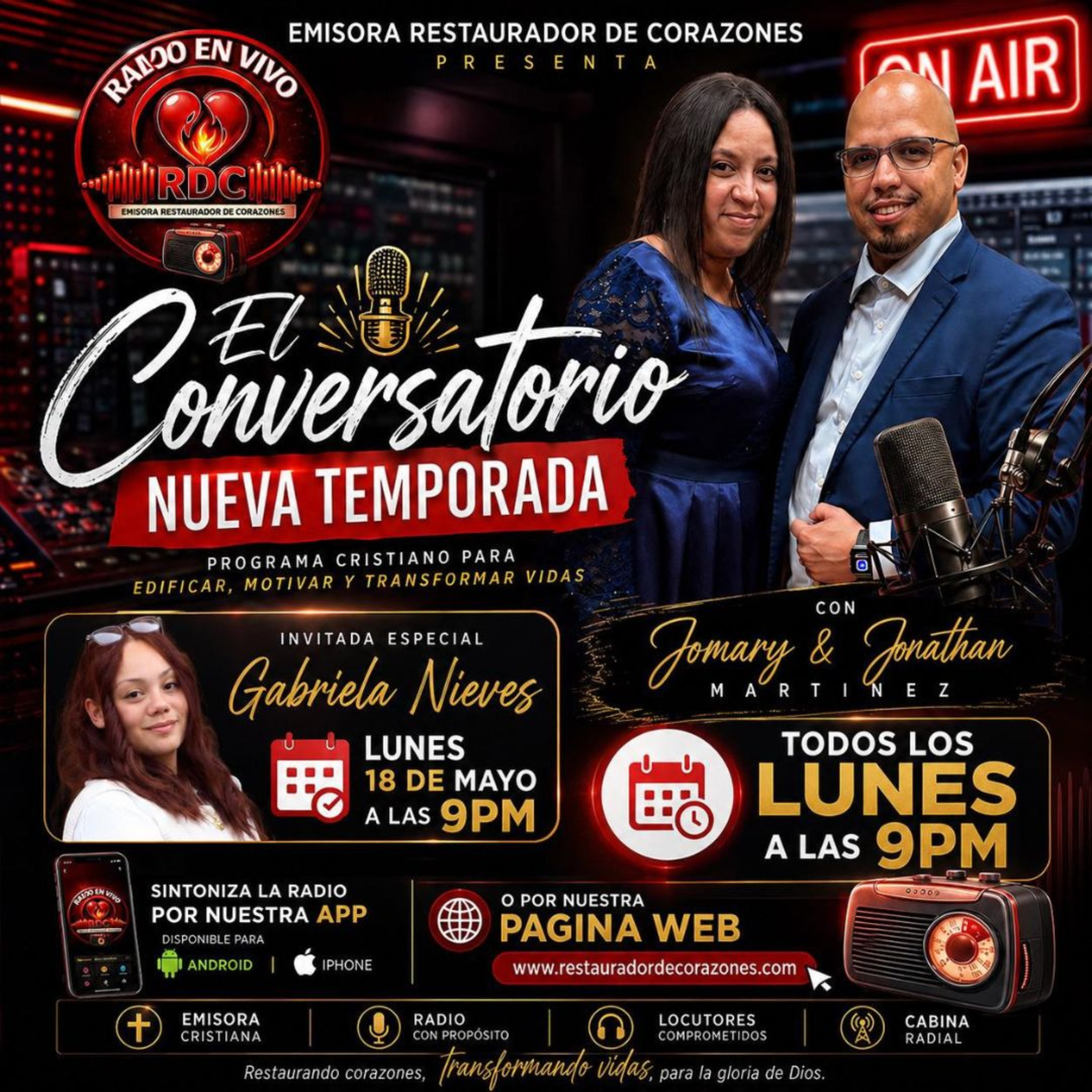 _GABRIELA NIEVES_ Invitada Al _CONVERSATORIO_ Jonathan & Jomary Martinez (Mayo 18,2026) episode artwork