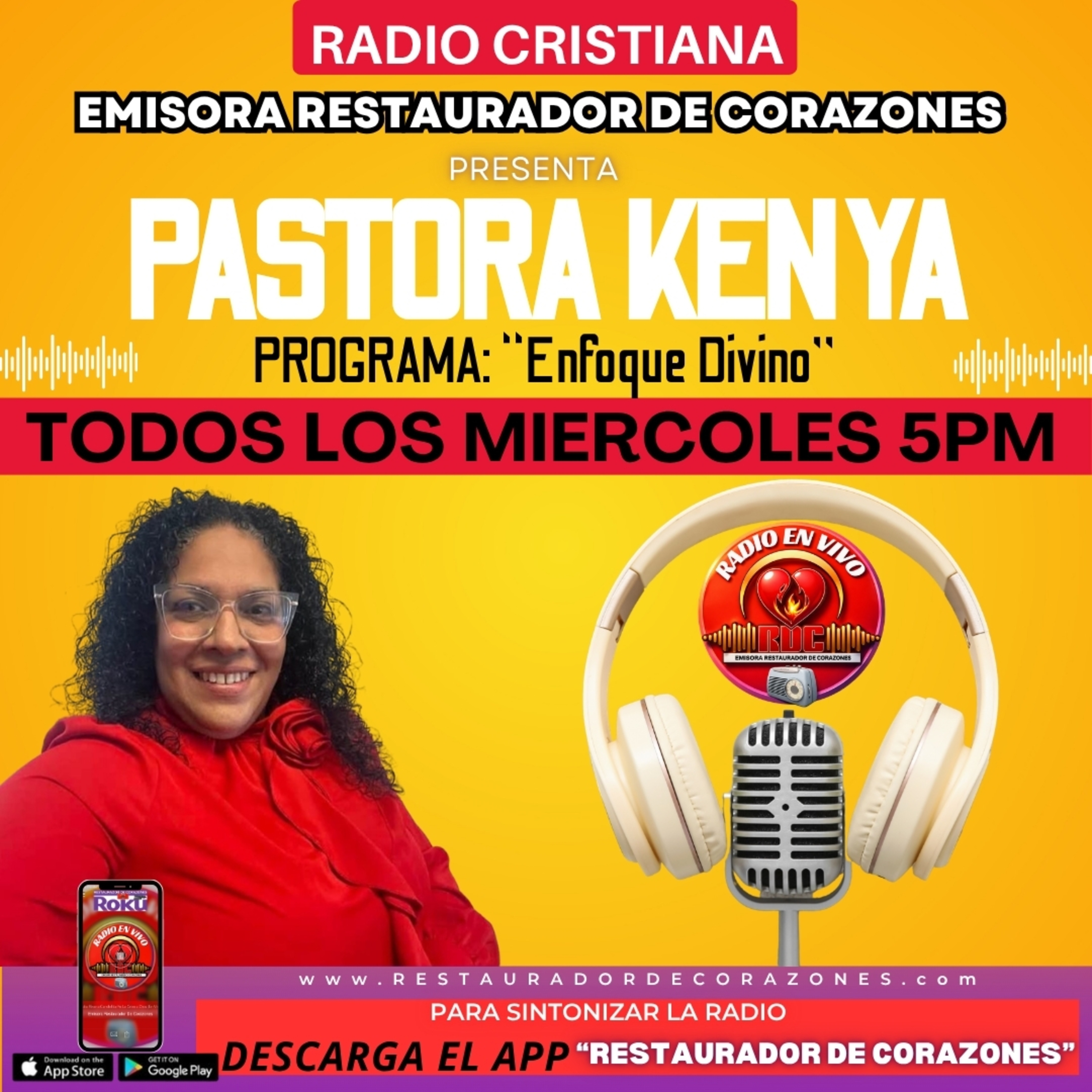 Pastora Kenya En Su Programa Radial _ENFOQUE DIVINO_ _RadioCristiana (Julio 15,2026) episode artwork