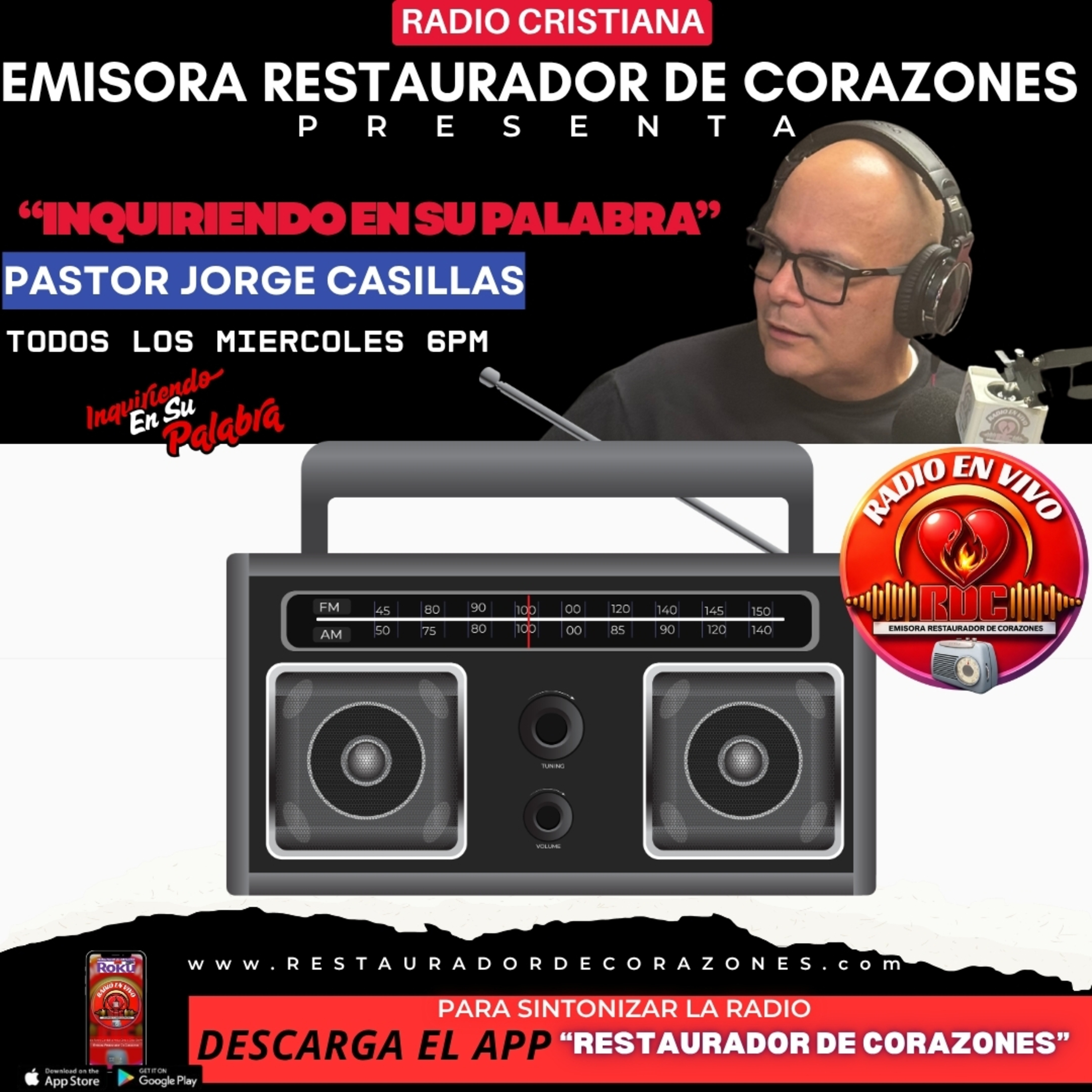 Programa Radial _Inquiriendo En Su Palabra_ Con Pastor Jorge Casillas _Emisora (Agosto 5,2026) episode artwork