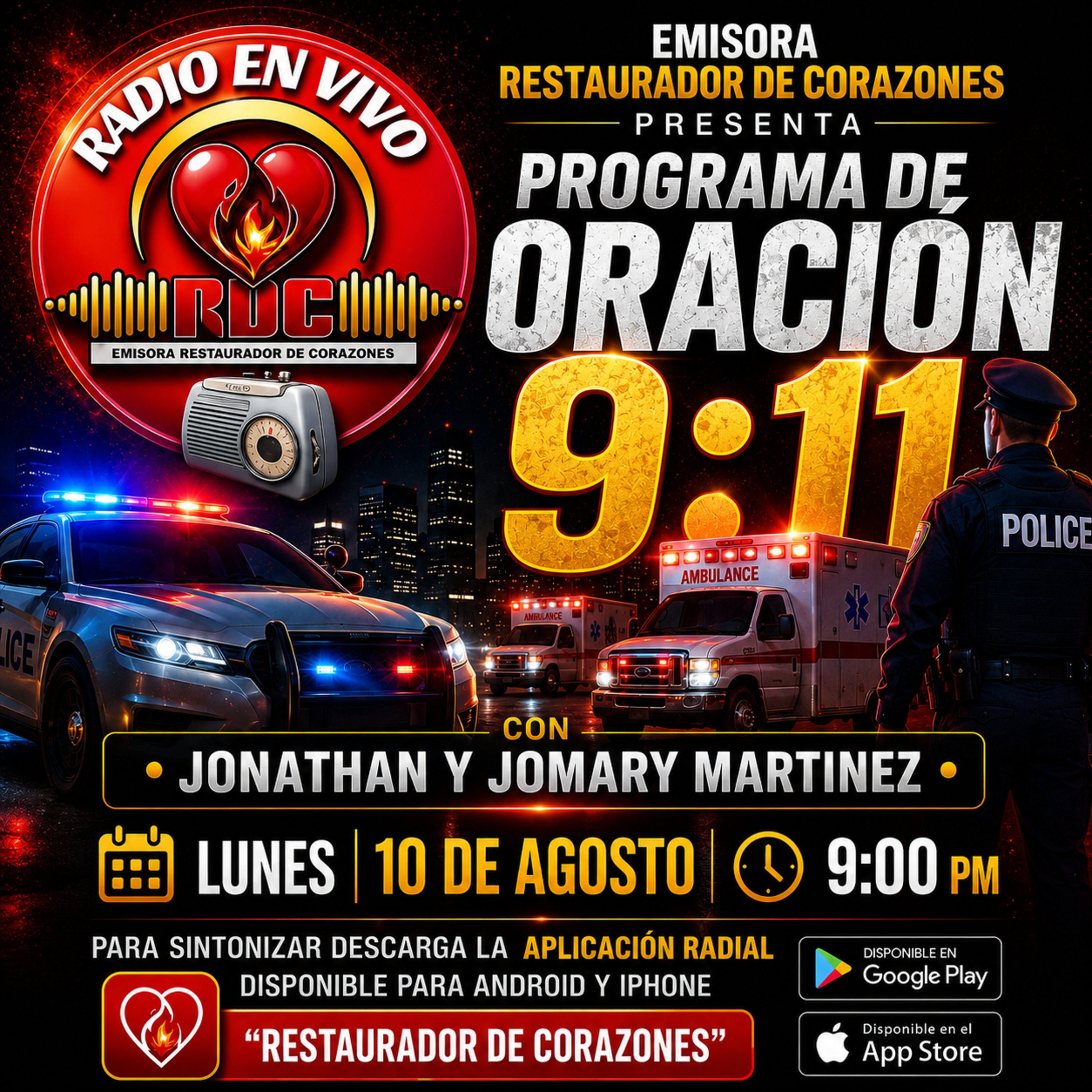 Programa Radial _El Conversatorio Nueva Temporada_ _Oracion _911 (Agosto 10,2026) episode artwork