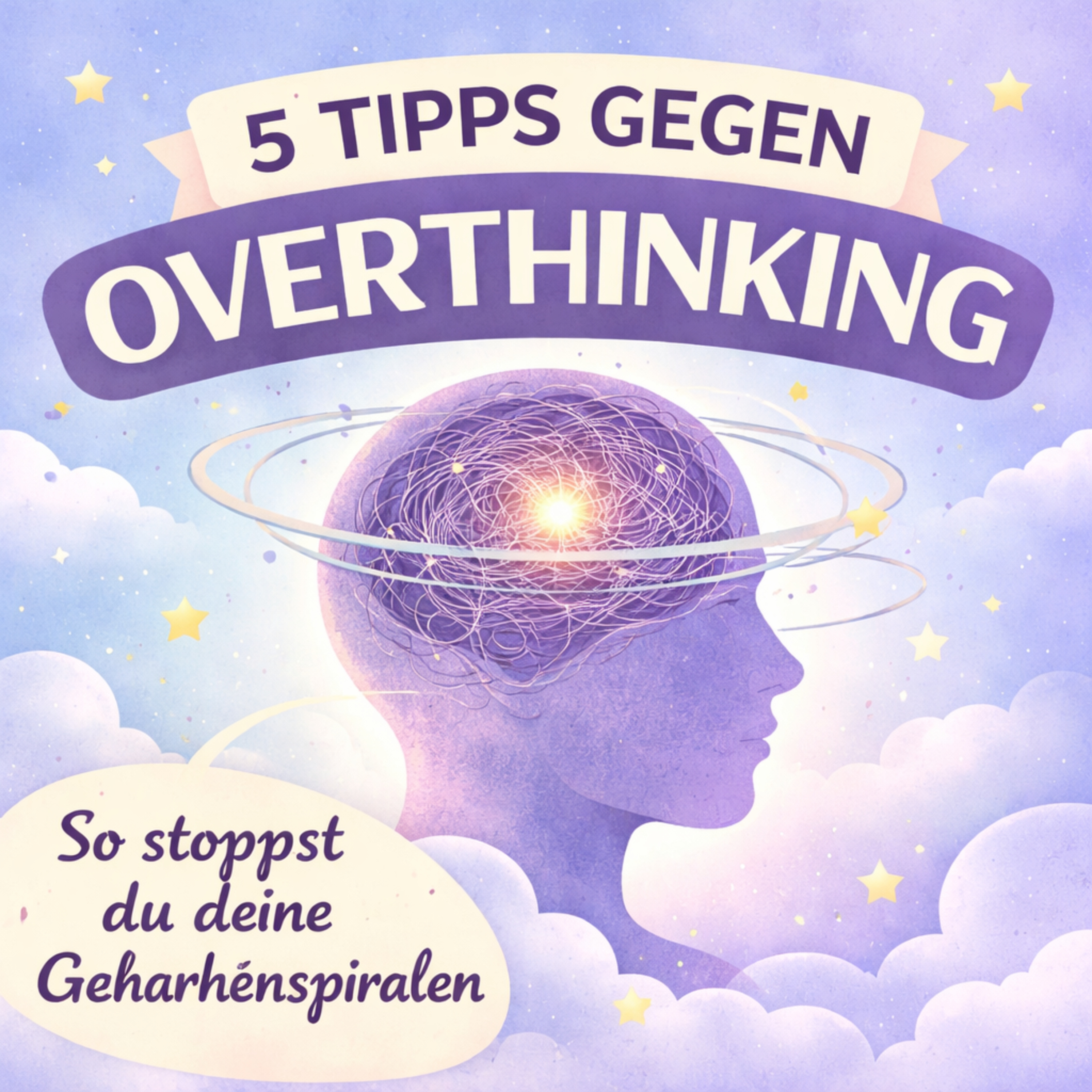 5 Tipps gegen Overthinking – So stoppst du deine Gedankenspiralen episode artwork