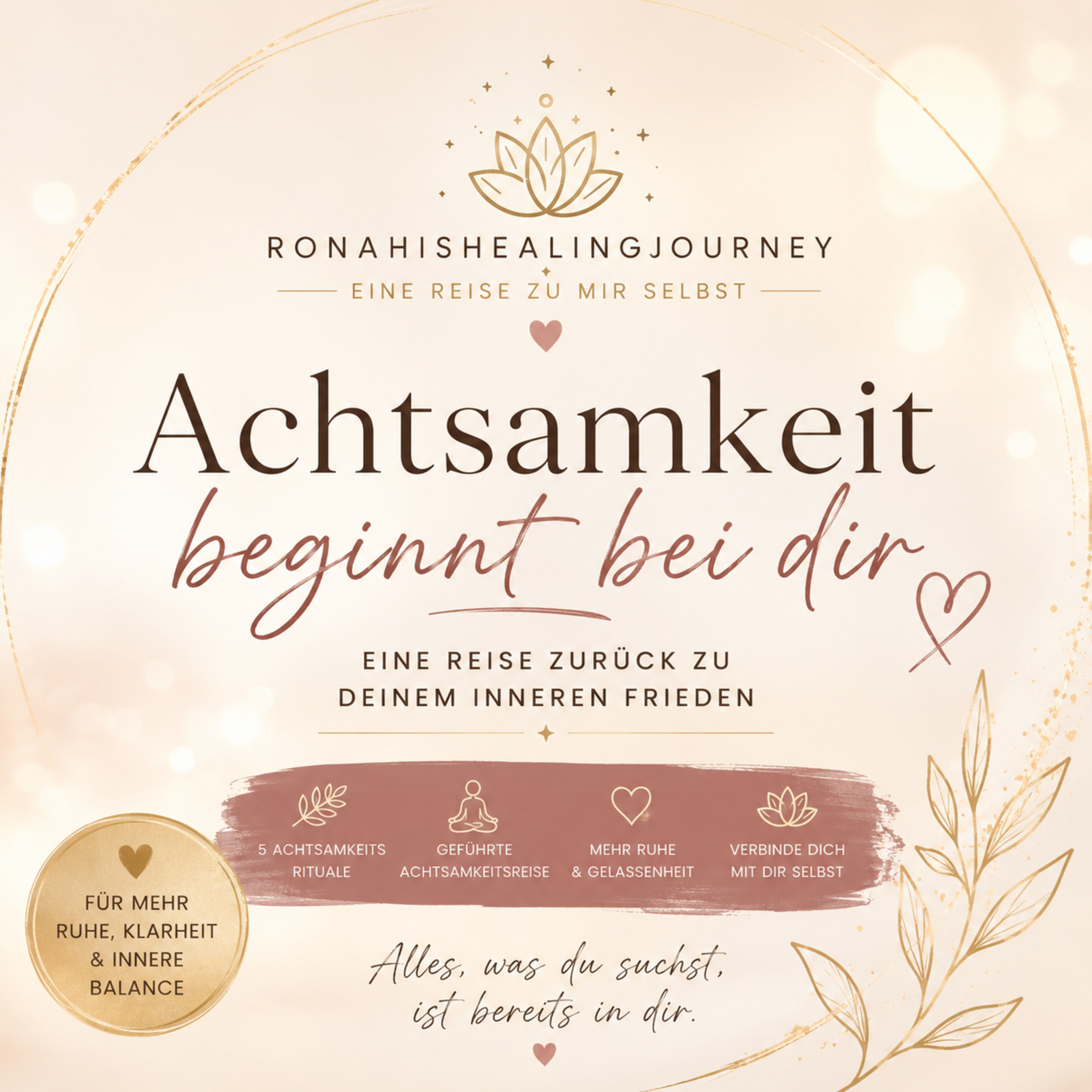 Achtsamkeit beginnt bei dir – Eine Reise zurück zu deinem inneren Frieden episode artwork