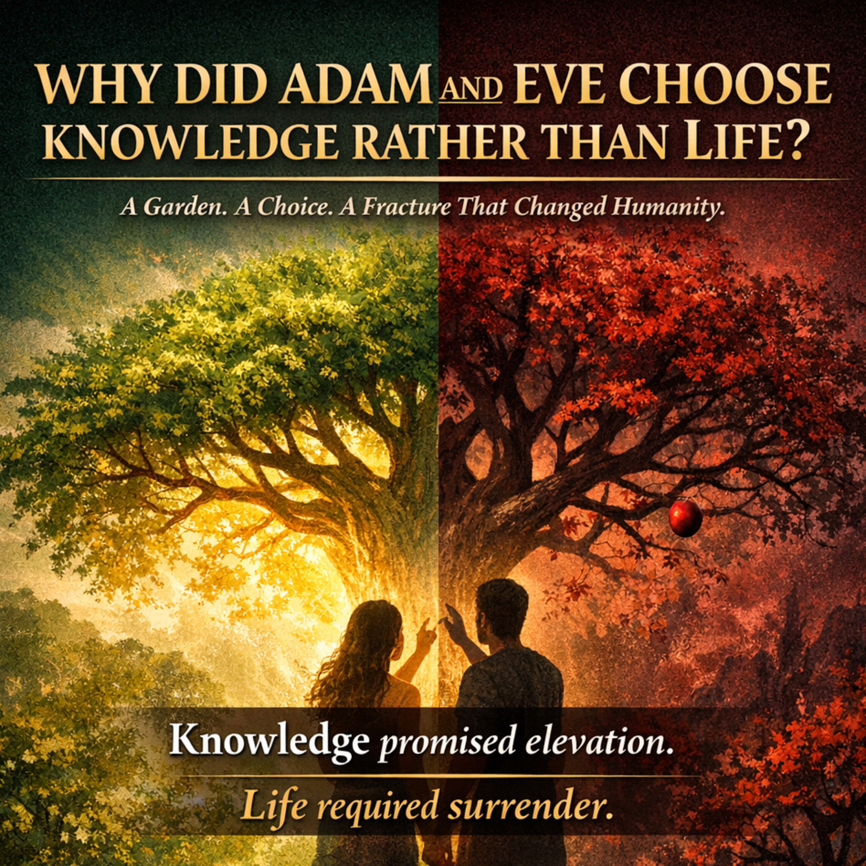 Why Did Adam and Eve Choose Knowledge Rather Than Life