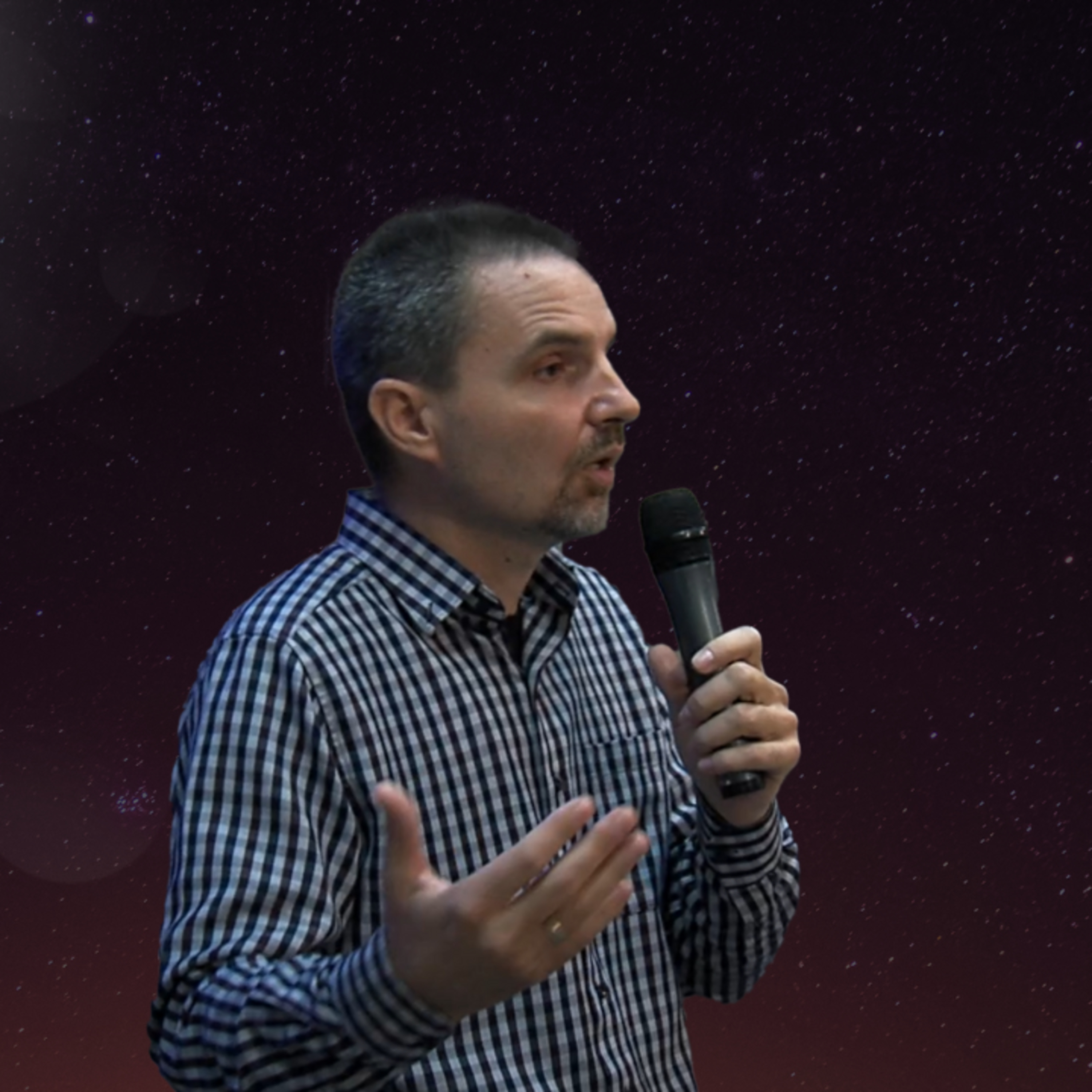 A man reading the Holy Bible