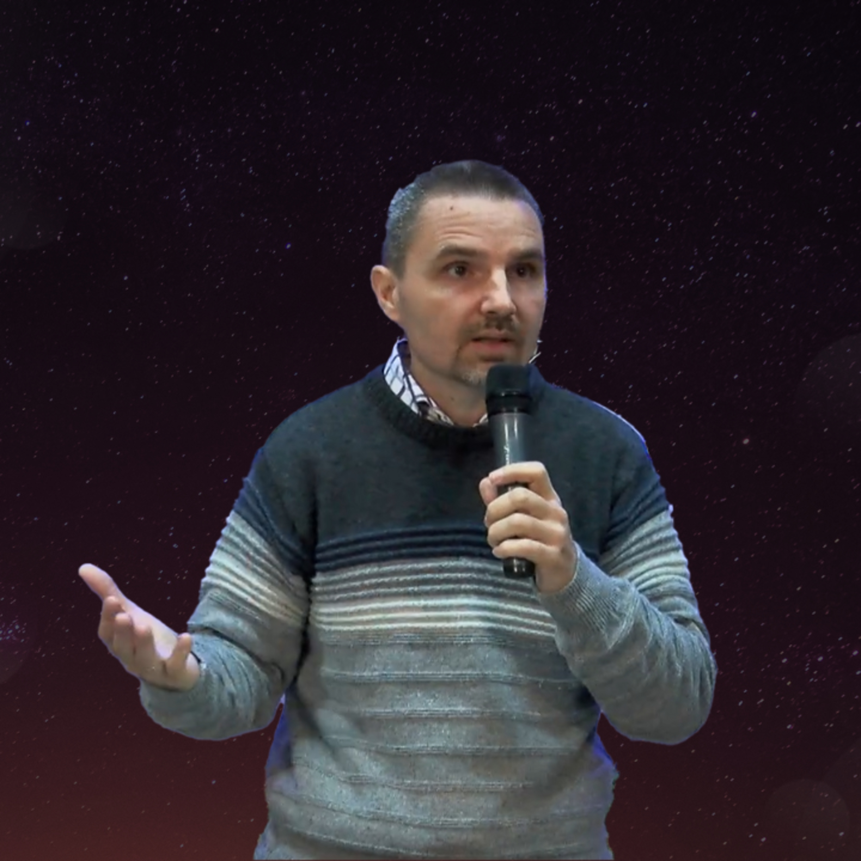 A man reading the Holy Bible