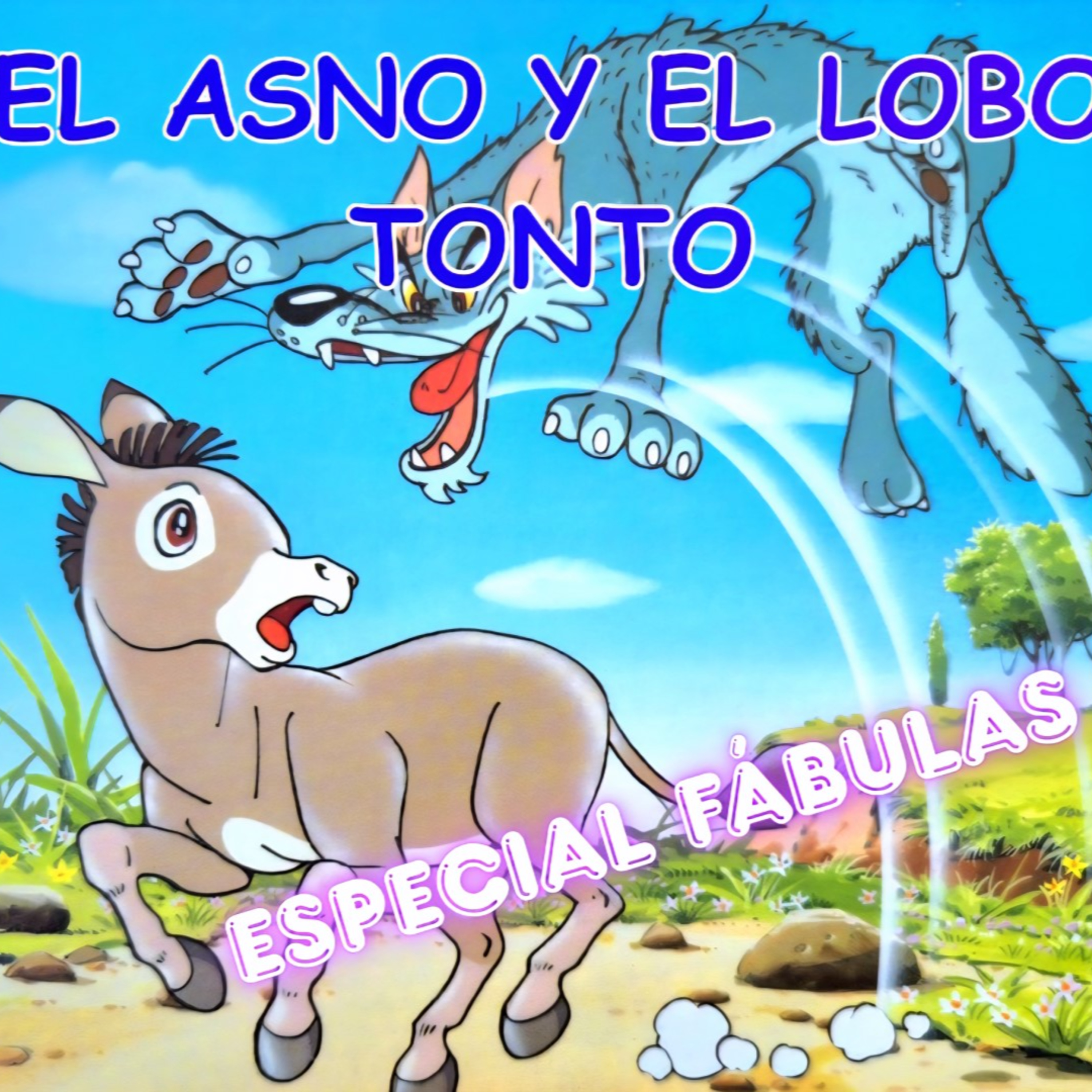 "El asno y el lobo tonto" - CUENTOS Y DIBUJOS INFANTILES PARA NIÑOS EN ESPAÑOL - CUENTACUENTOS Óscar Aguilera episode artwork