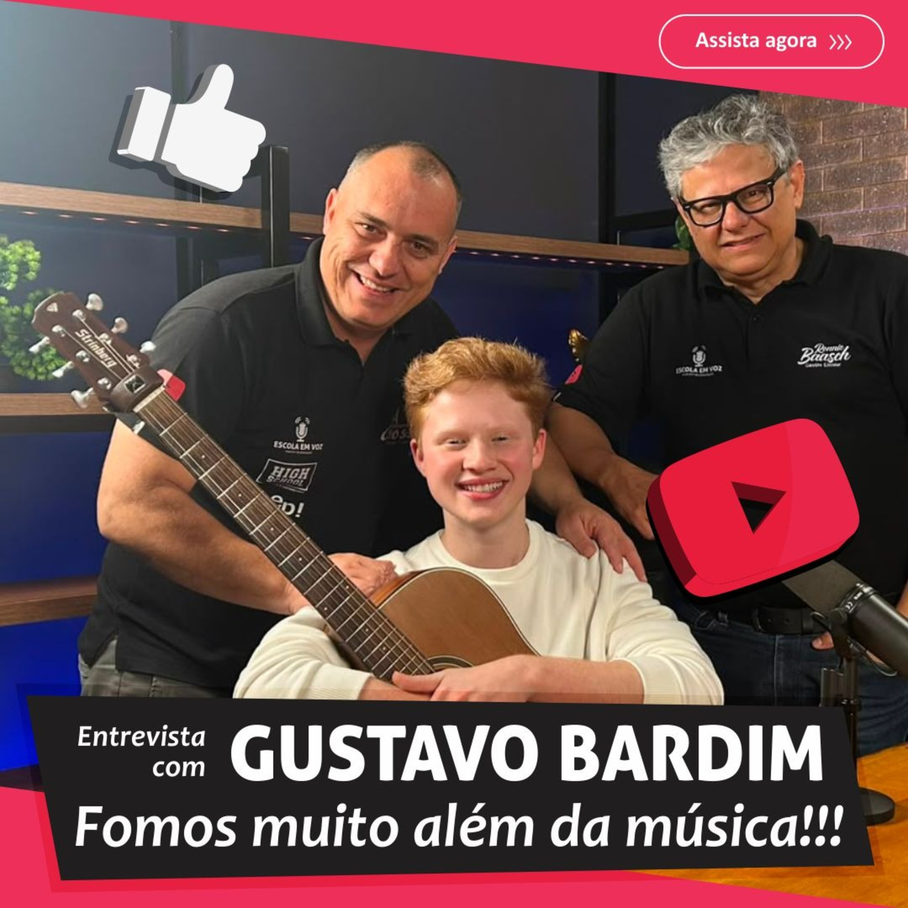 🎙️ Gustavo Bardim: Do The Voice Kids à rotina de um estudante de Ensino Médio.