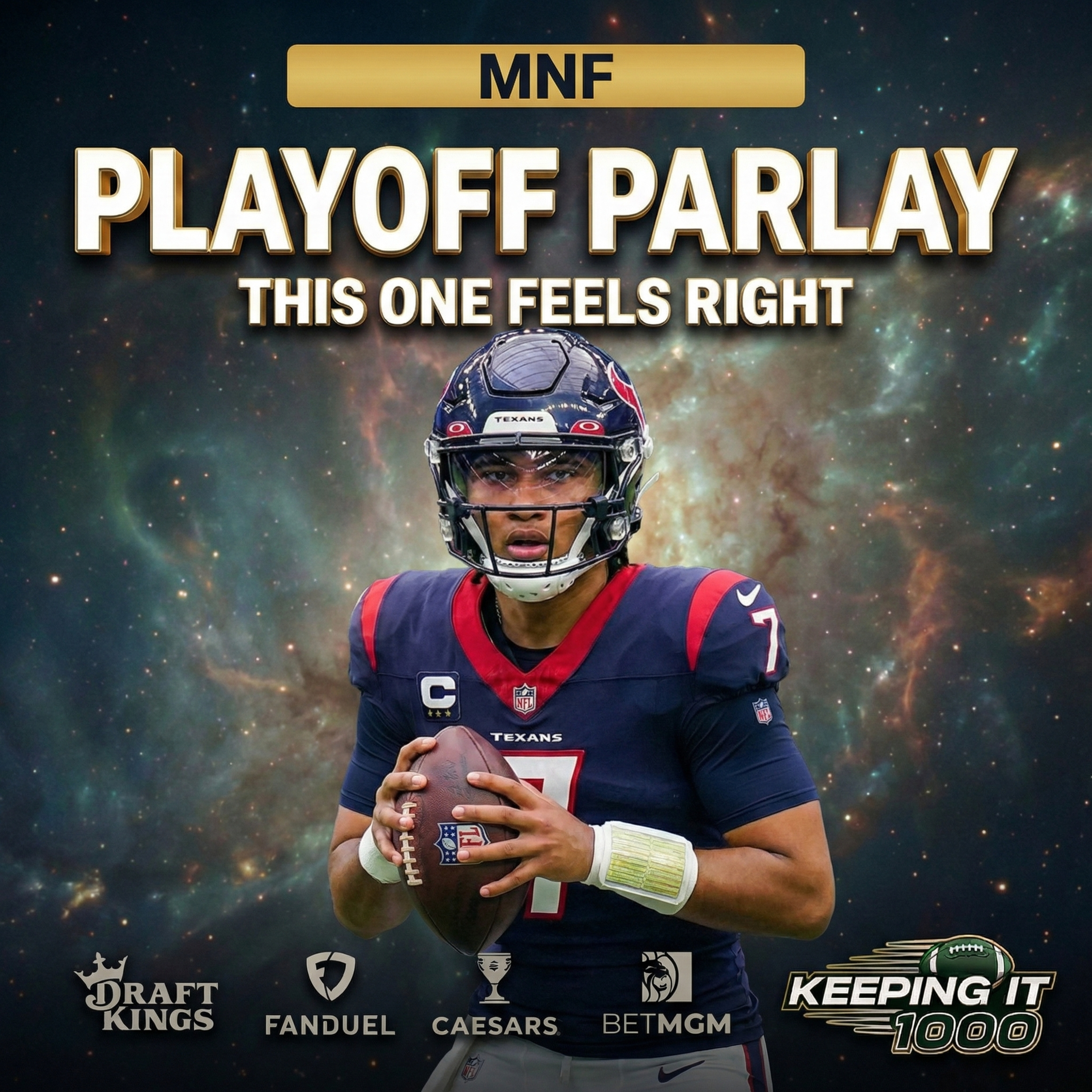 This Texans–Steelers Playoff Parlay Has Us Acting Reckless | Keeping It 1000 episode artwork